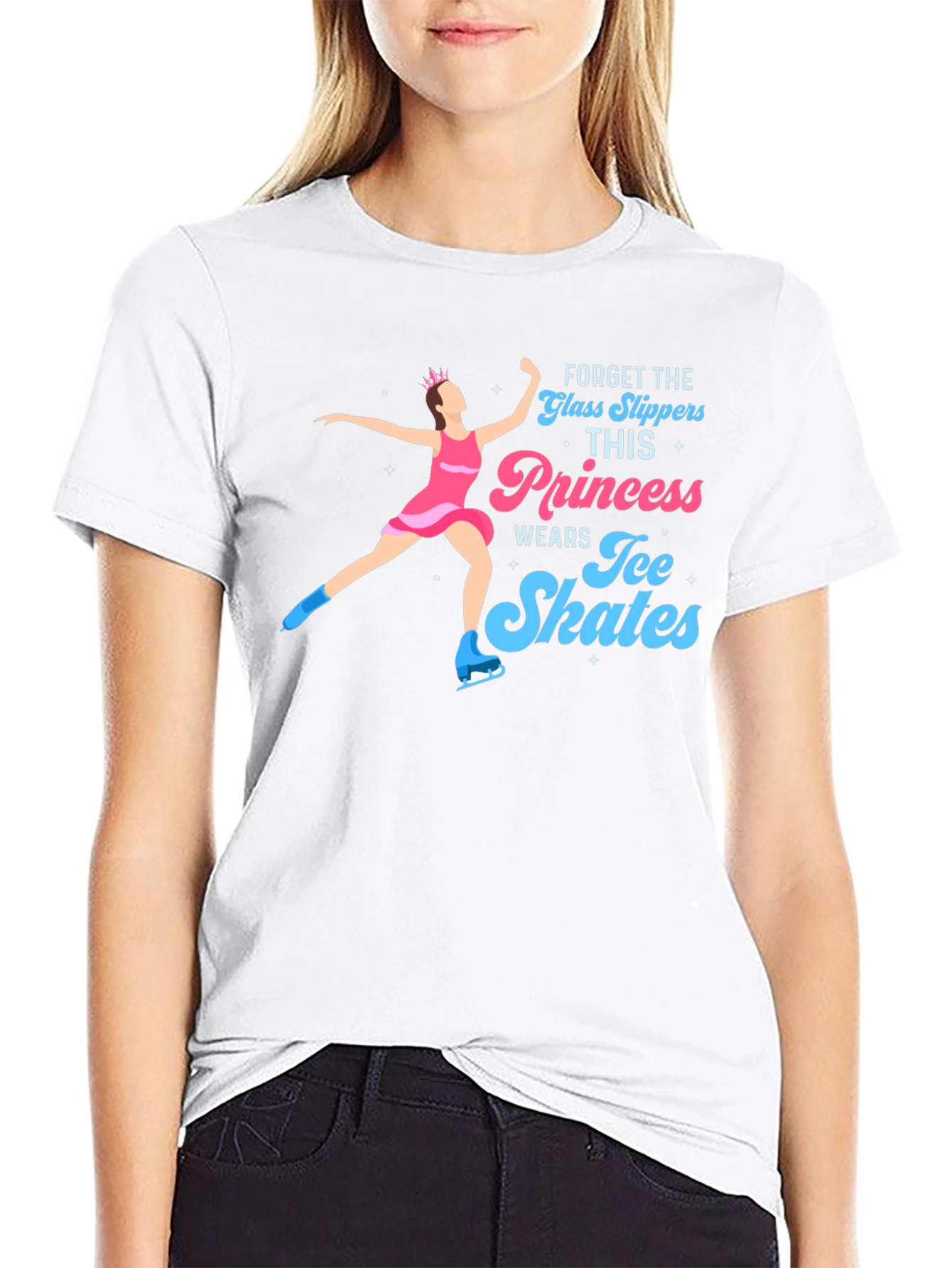 Ice Skating Princess Tee - Forget Glass Slippers!