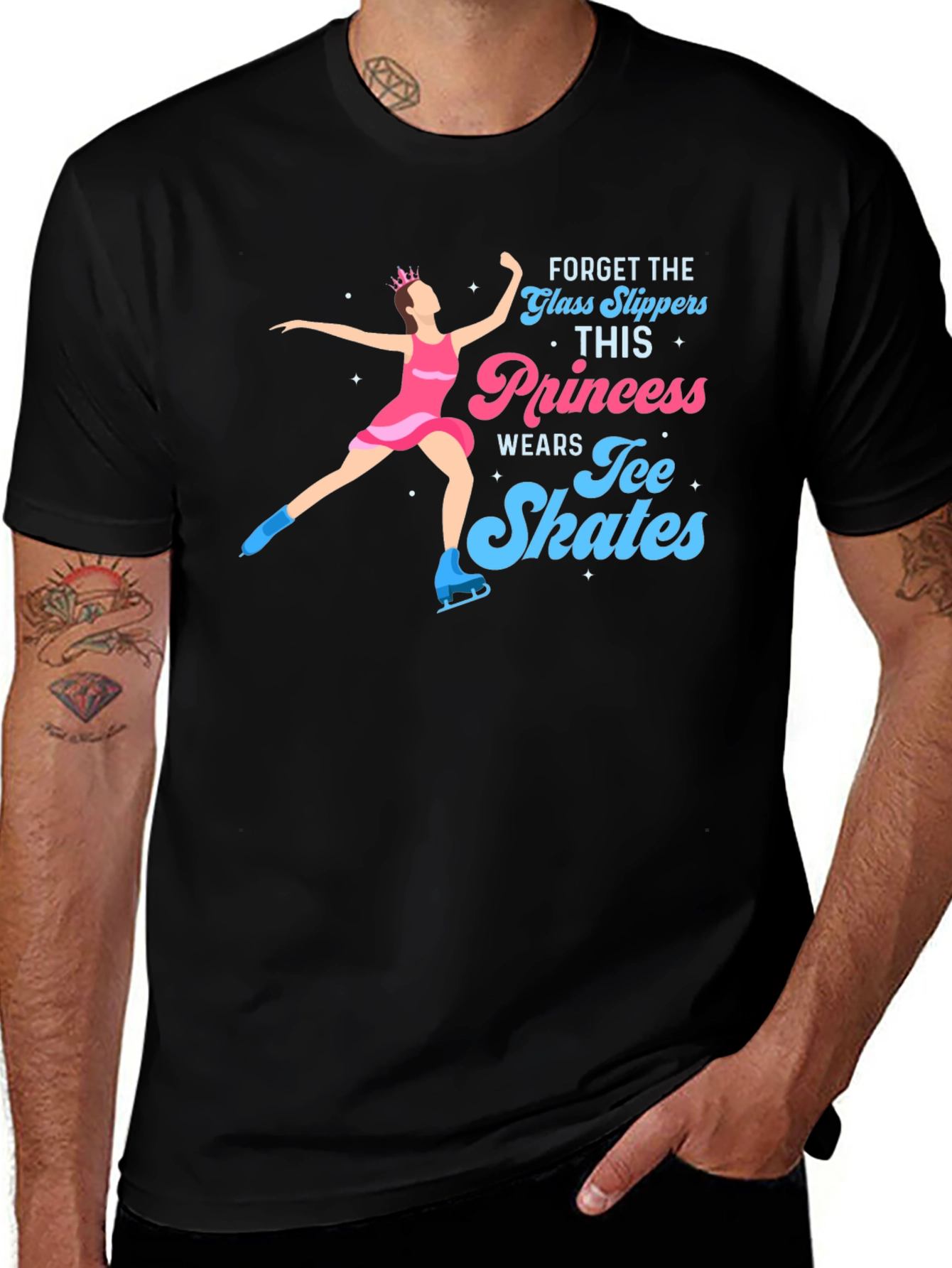 Ice Skating Princess Tee - Forget Glass Slippers!