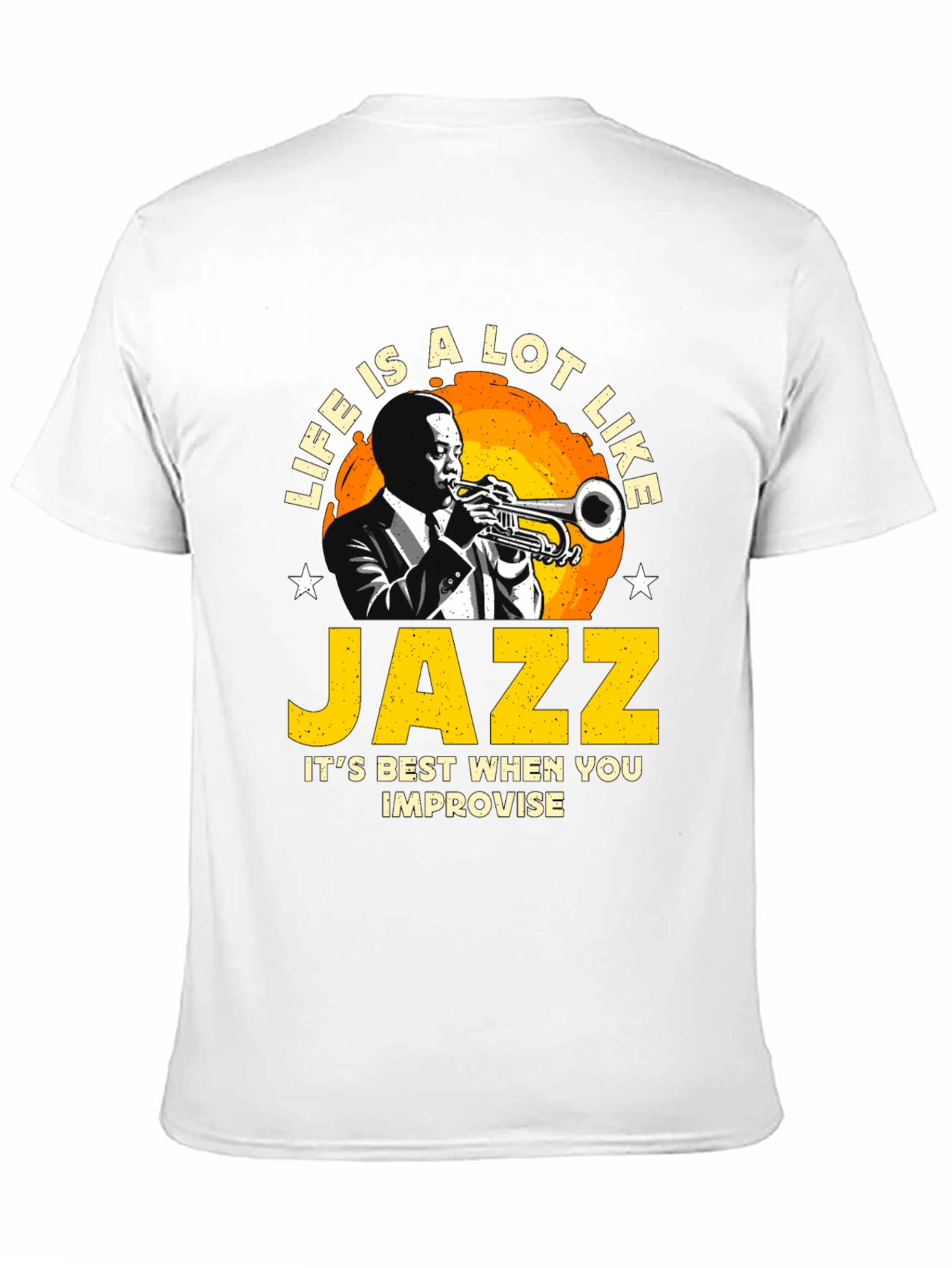 Life is Jazz T-Shirt - Improvise Style