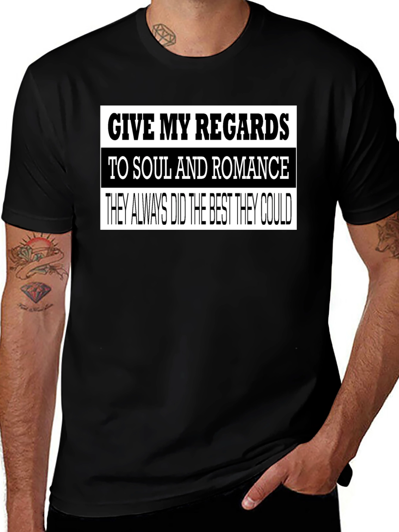 Soul & Romance Graphic Tee - Black T-Shirt