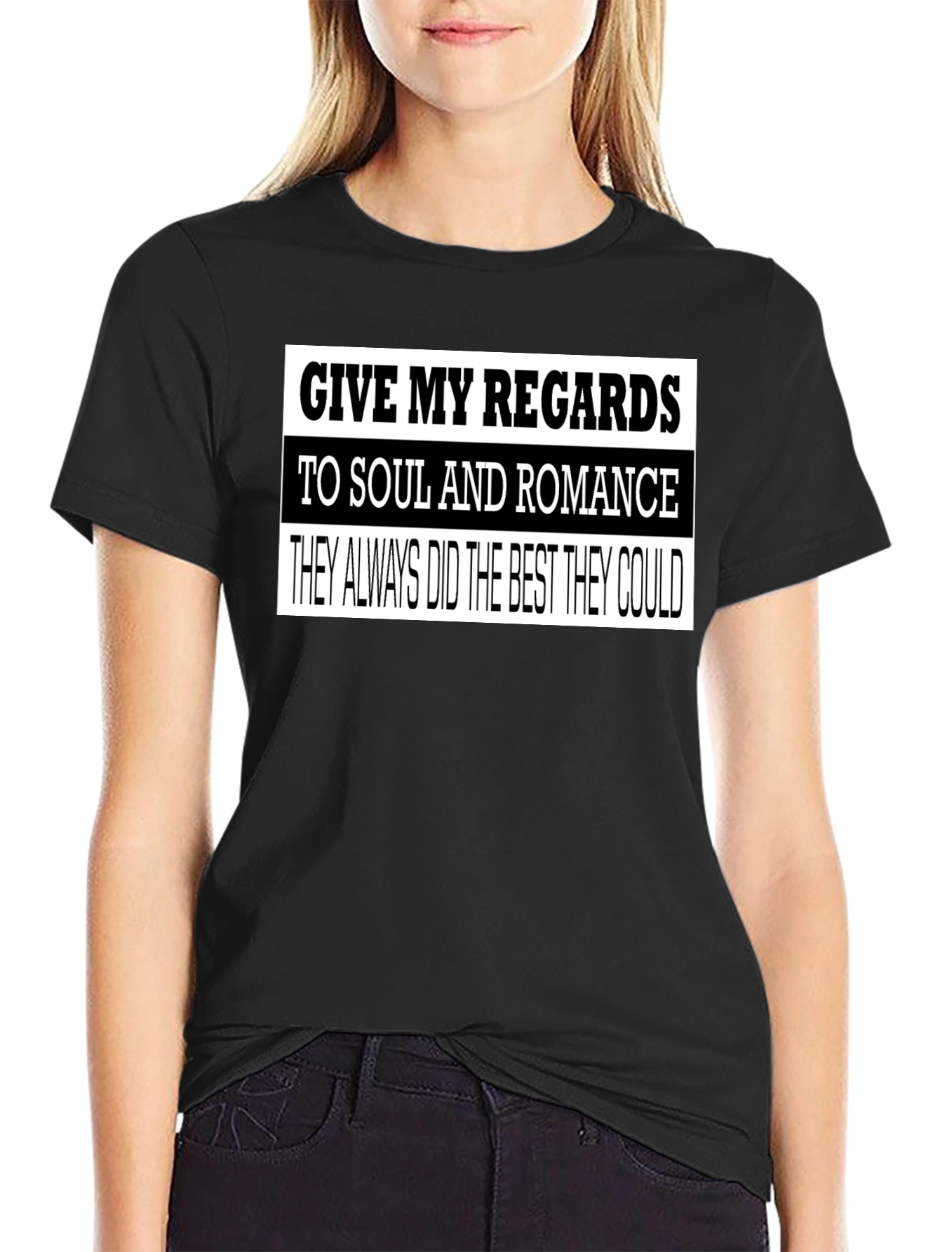 Soul & Romance Graphic Tee - Black T-Shirt