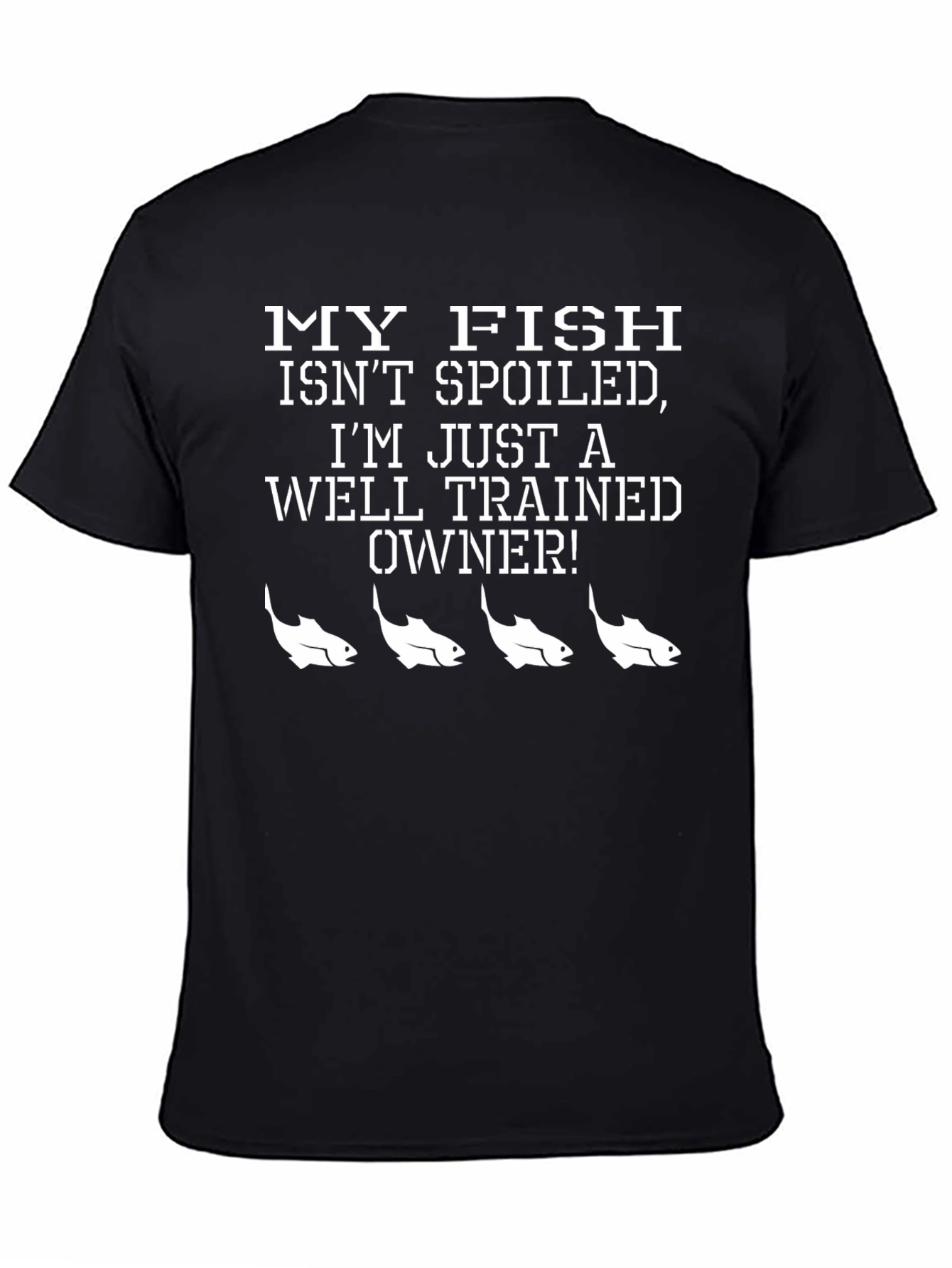 Funny Fish Owner Black T-Shirt