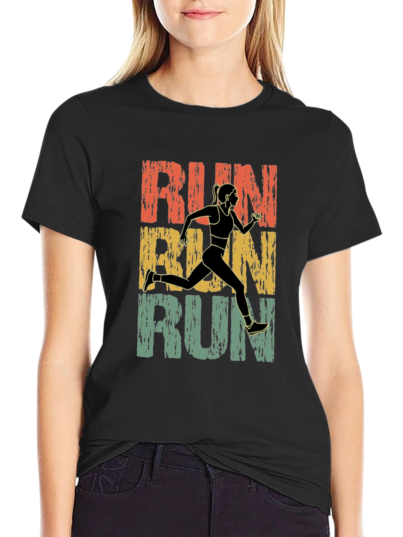 Retro Run Graphic T-Shirt