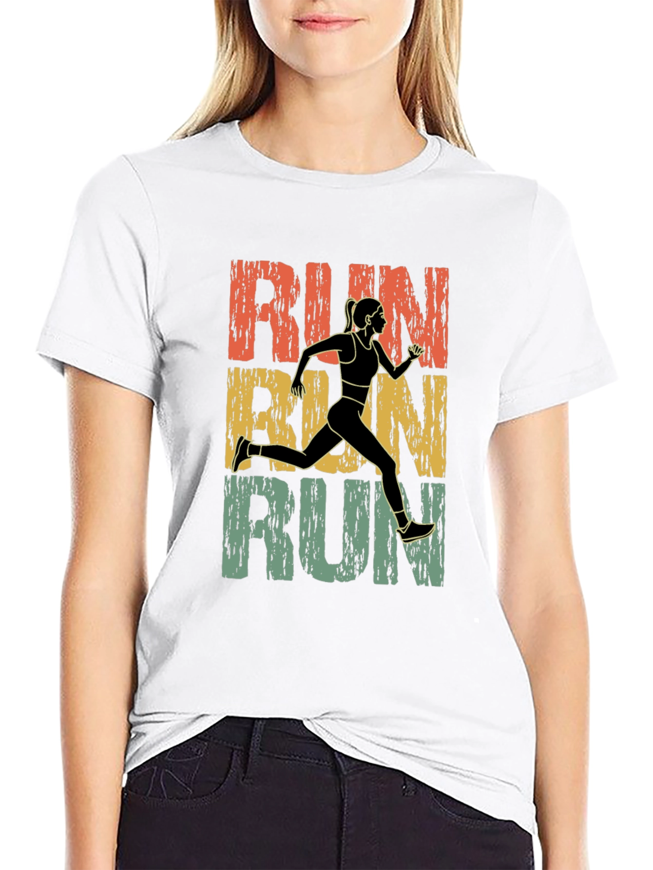 Retro Run Graphic T-Shirt