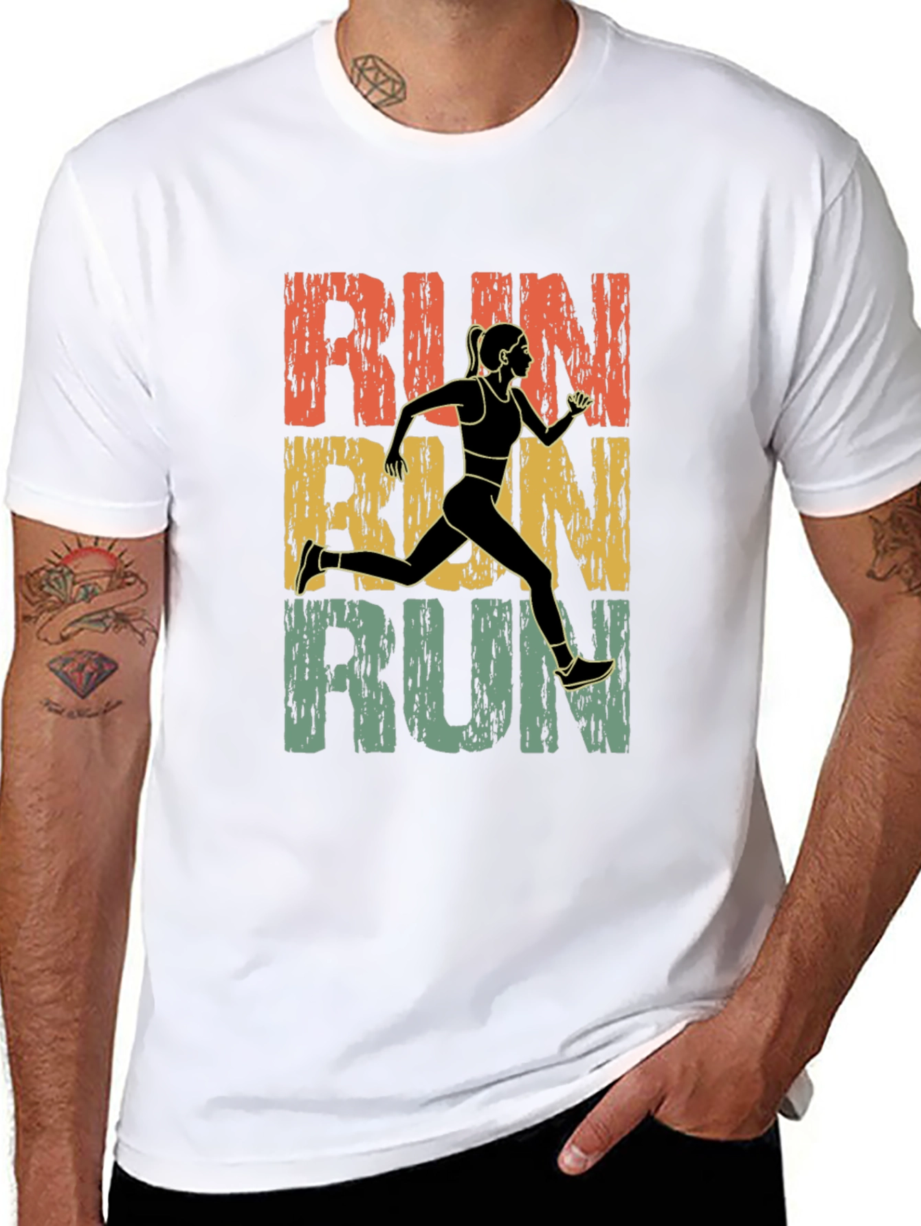 Retro Run Graphic T-Shirt