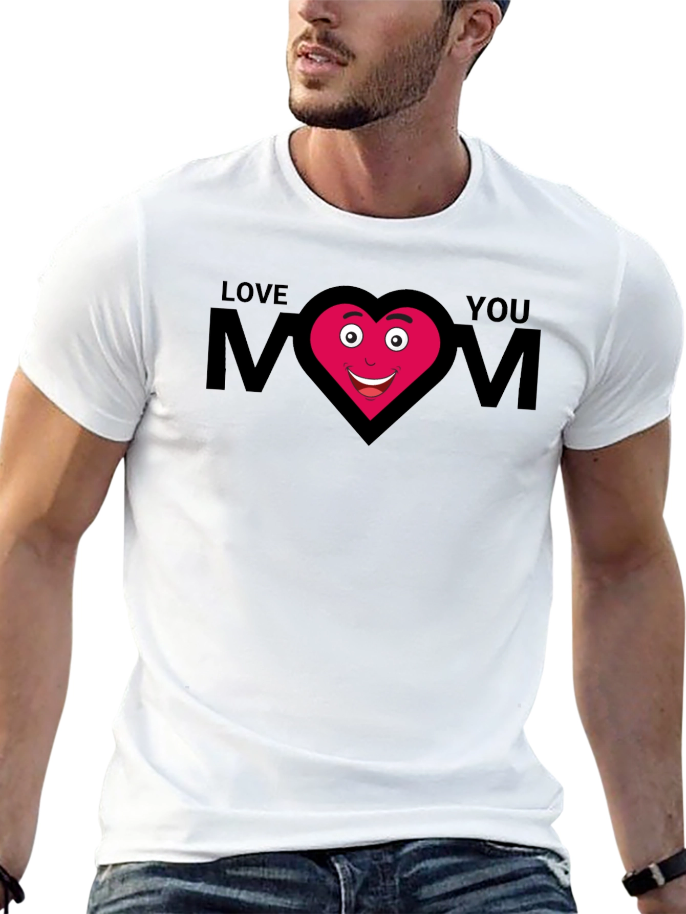 Love You Mom Graphic Tee