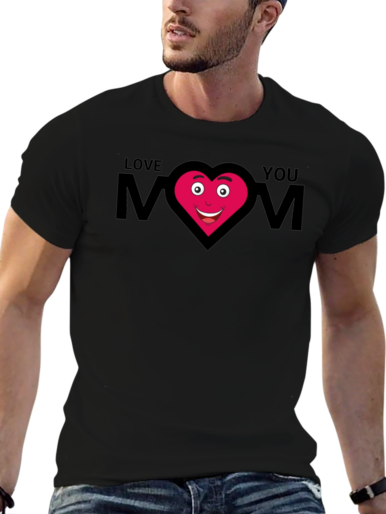 Love You Mom Graphic Tee