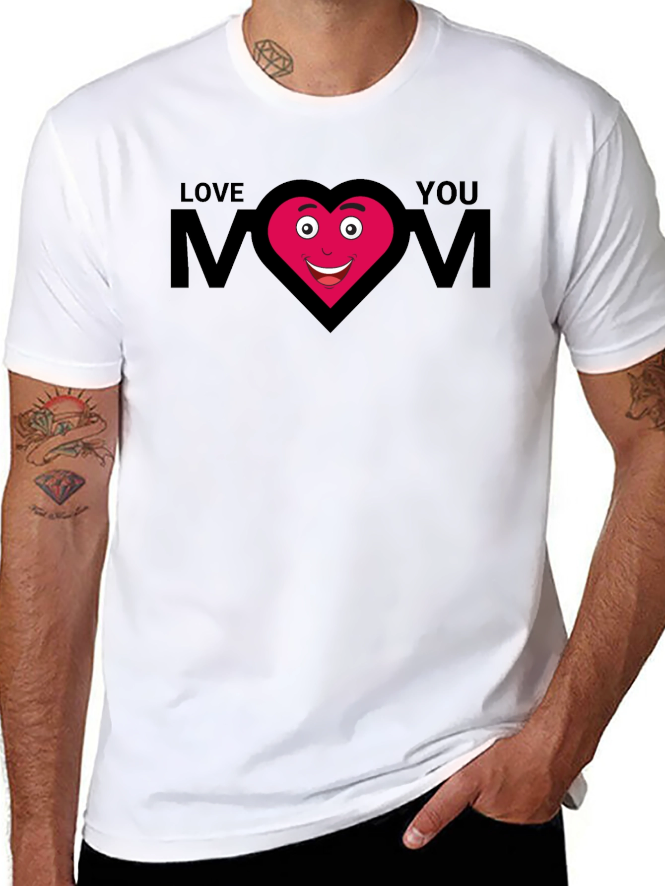 Love You Mom Graphic Tee