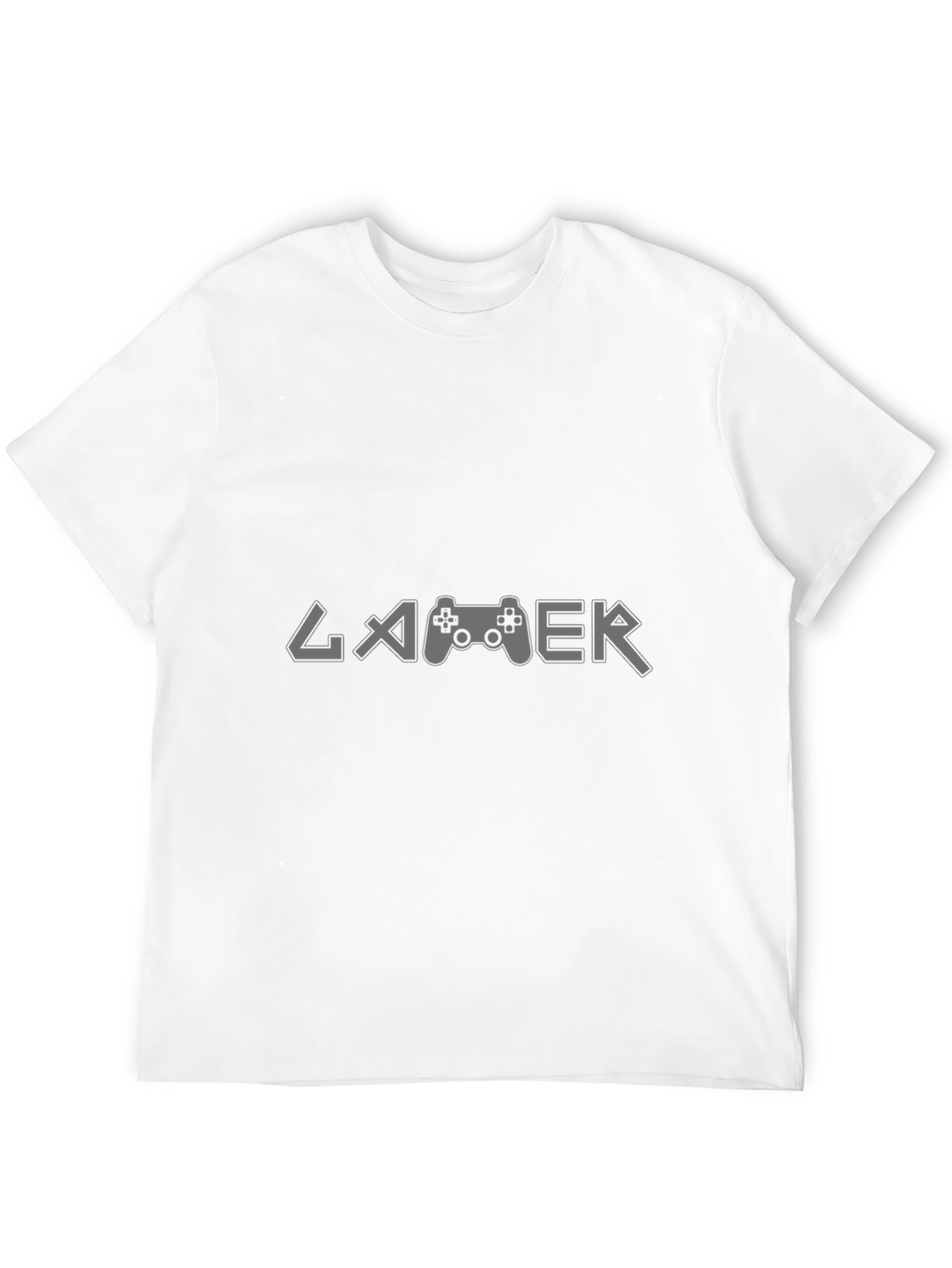 Gamer Graphic Tee - Black Cotton Blend