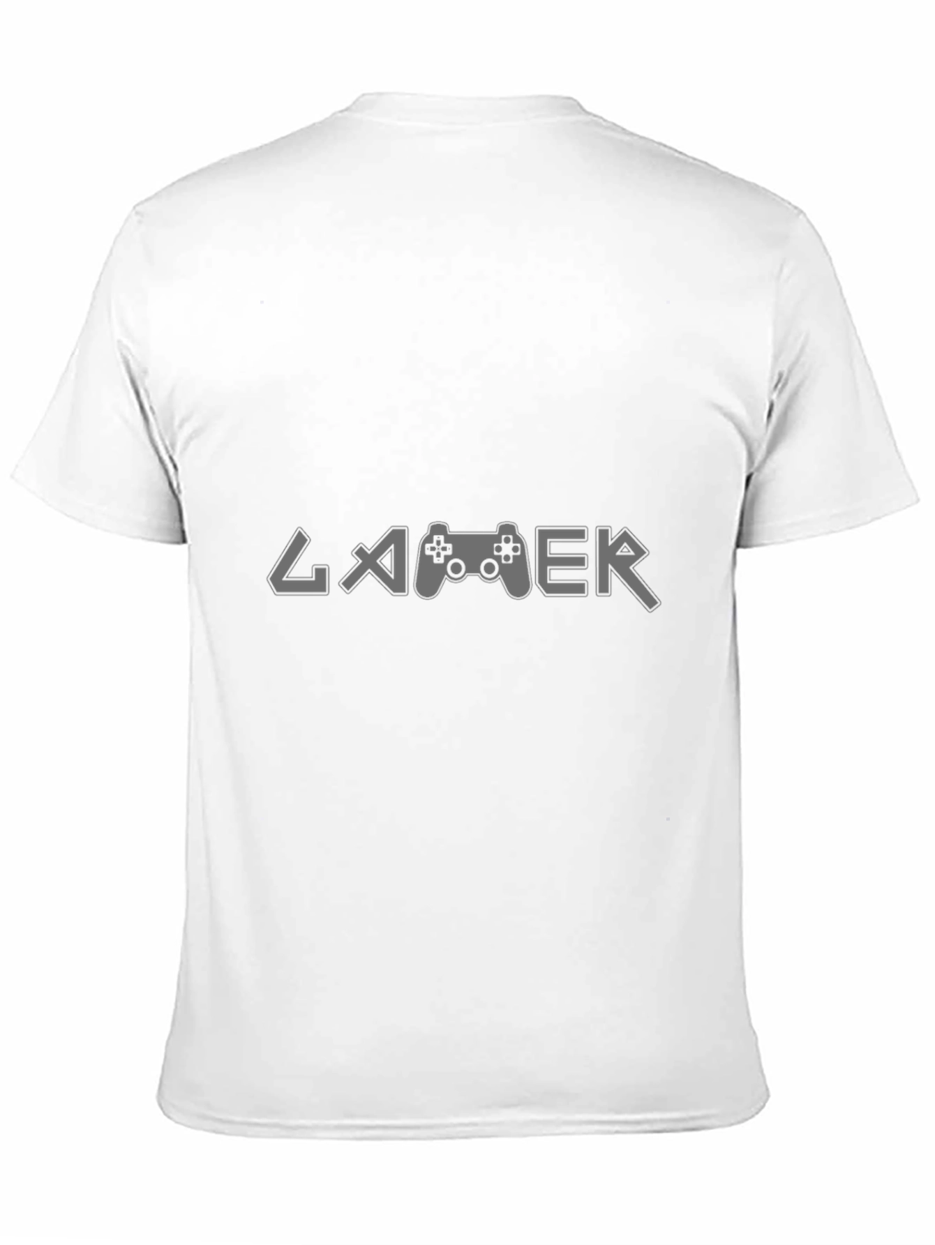 Gamer Graphic Tee - Black Cotton Blend