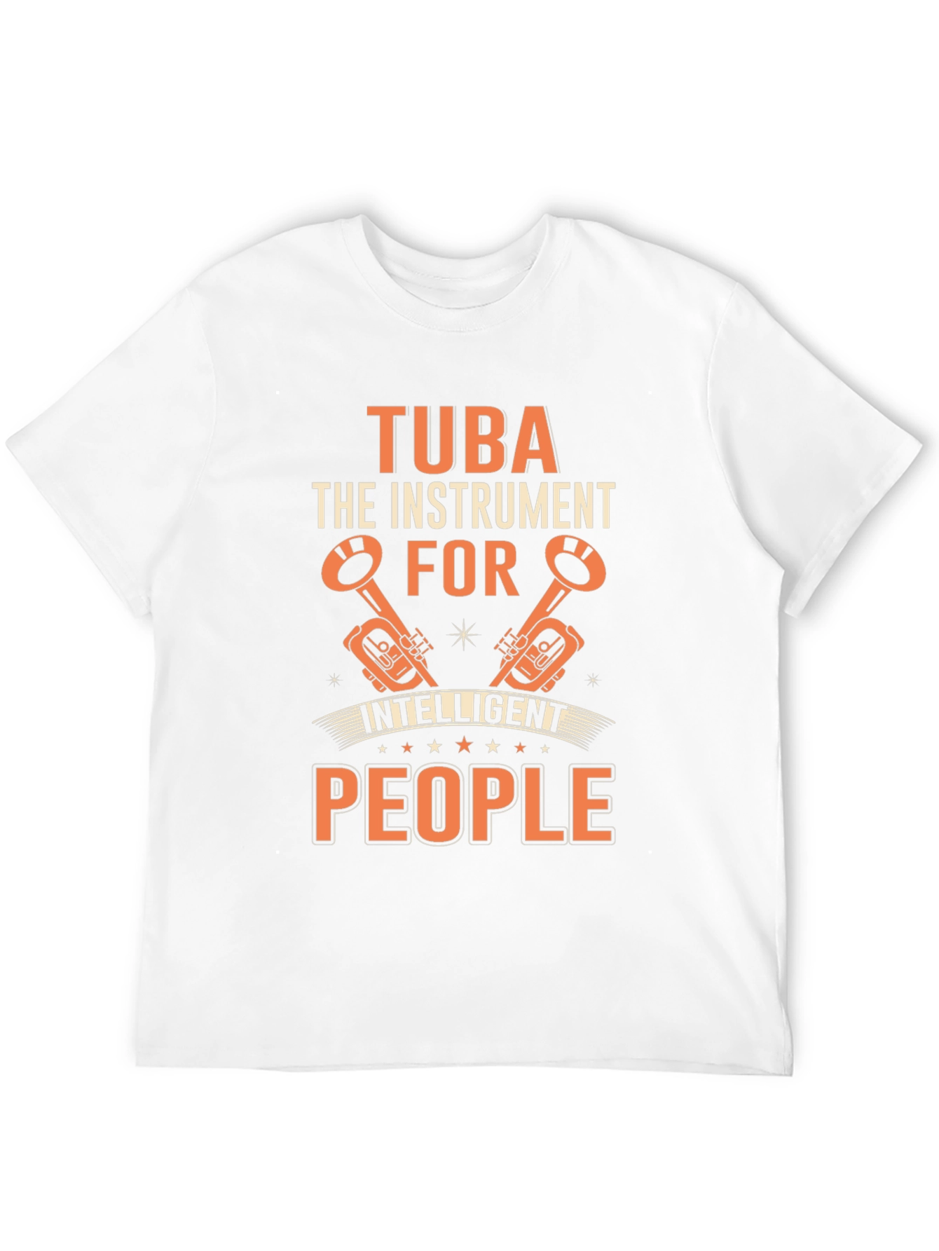 Tuba Instrument Intelligent People Graphic Tee