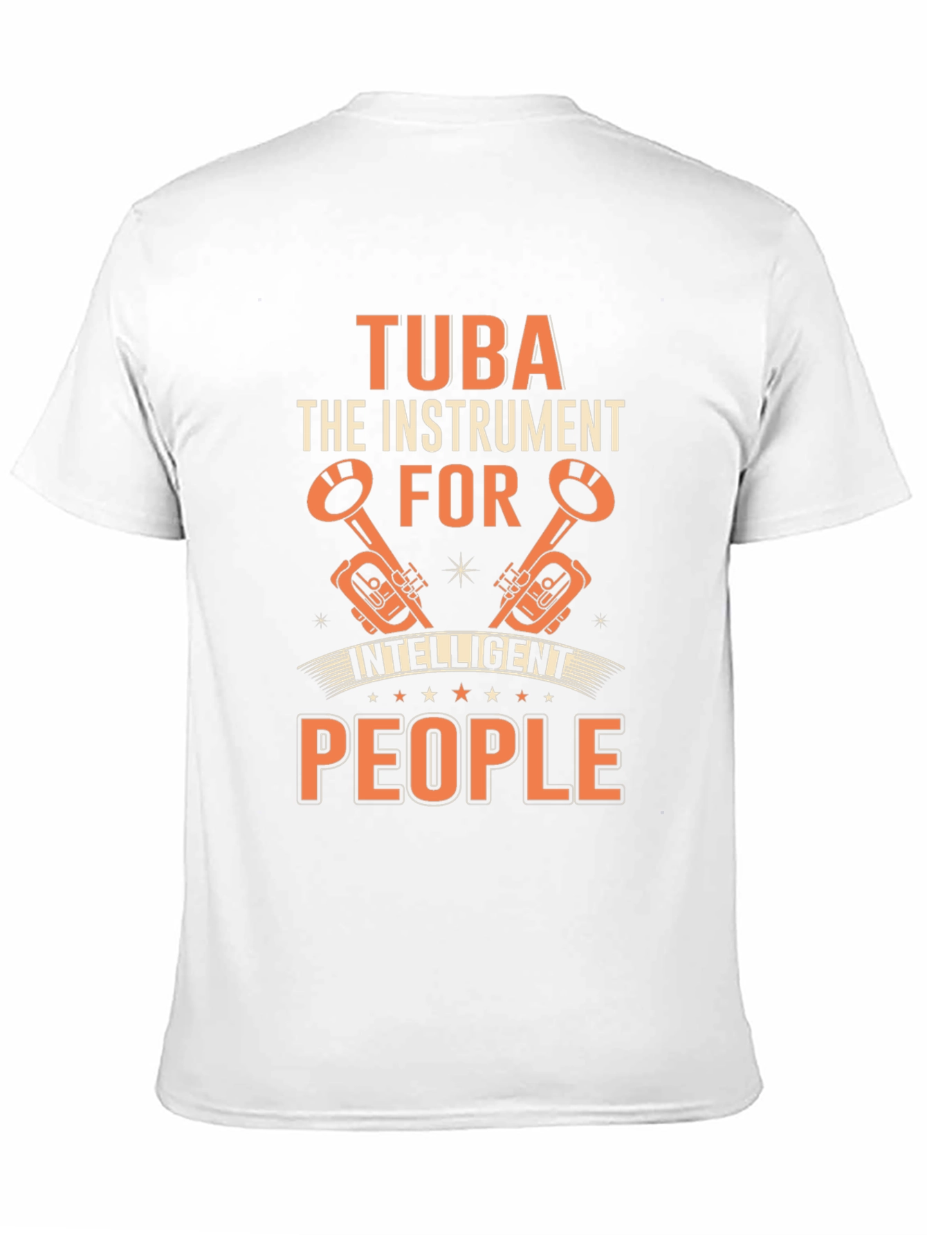 Tuba Instrument Intelligent People Graphic Tee