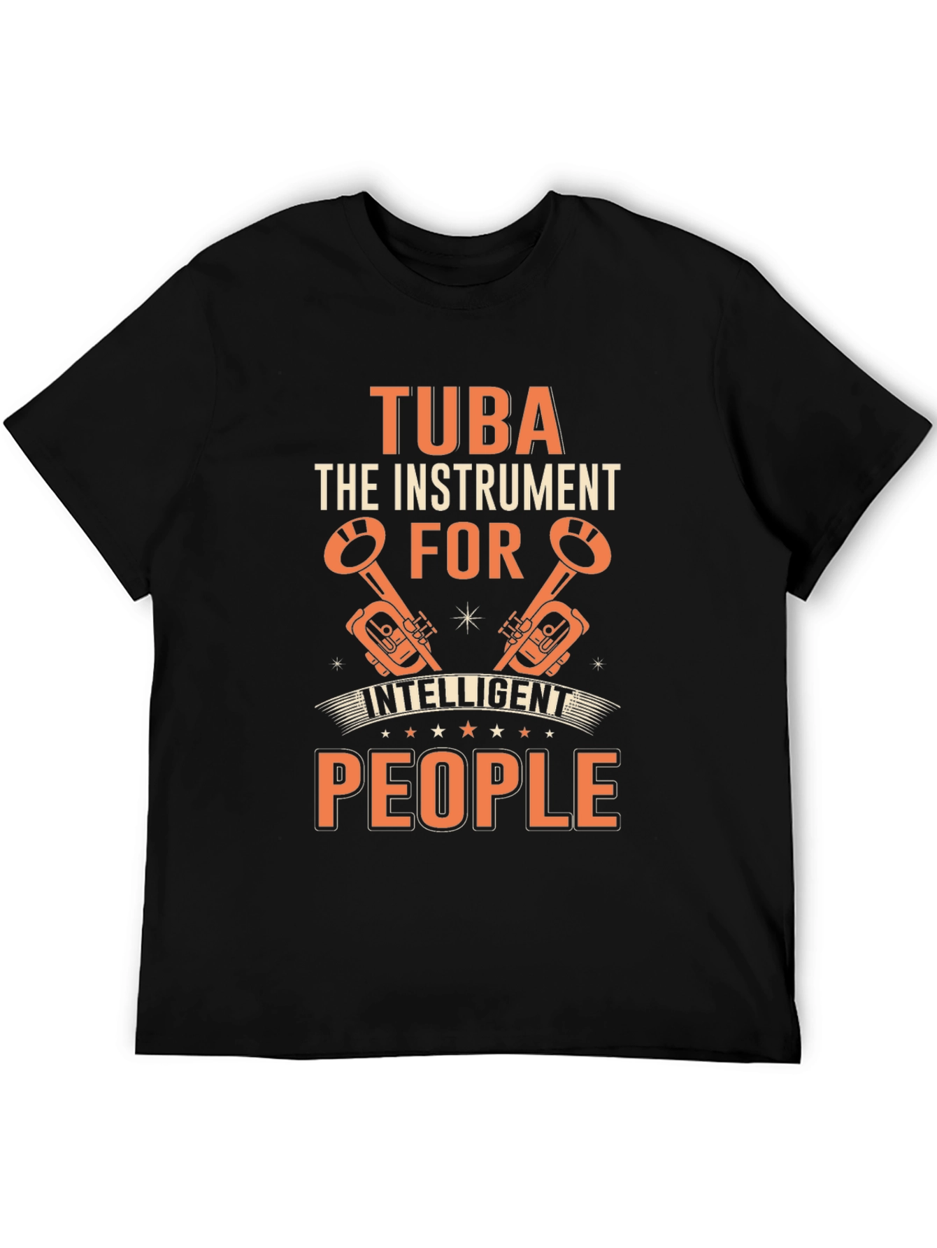 Tuba Instrument Intelligent People Graphic Tee