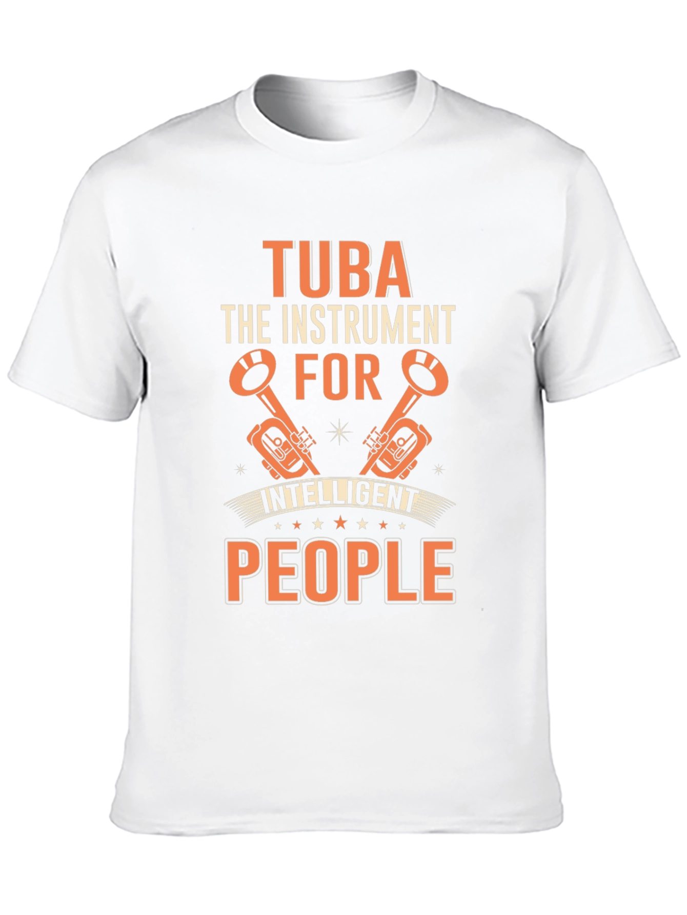 Tuba Instrument Intelligent People Graphic Tee