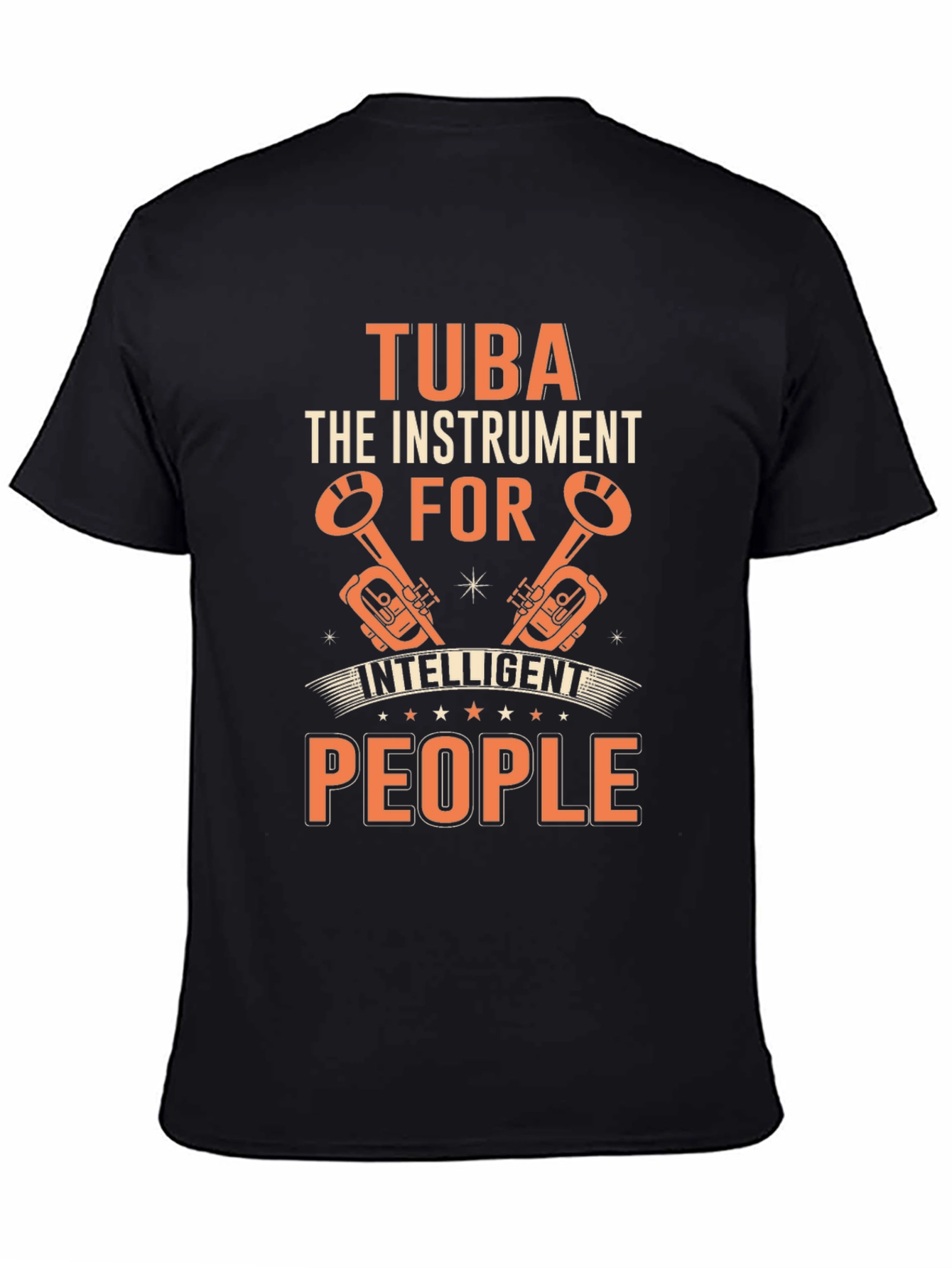 Tuba Instrument Intelligent People Graphic Tee