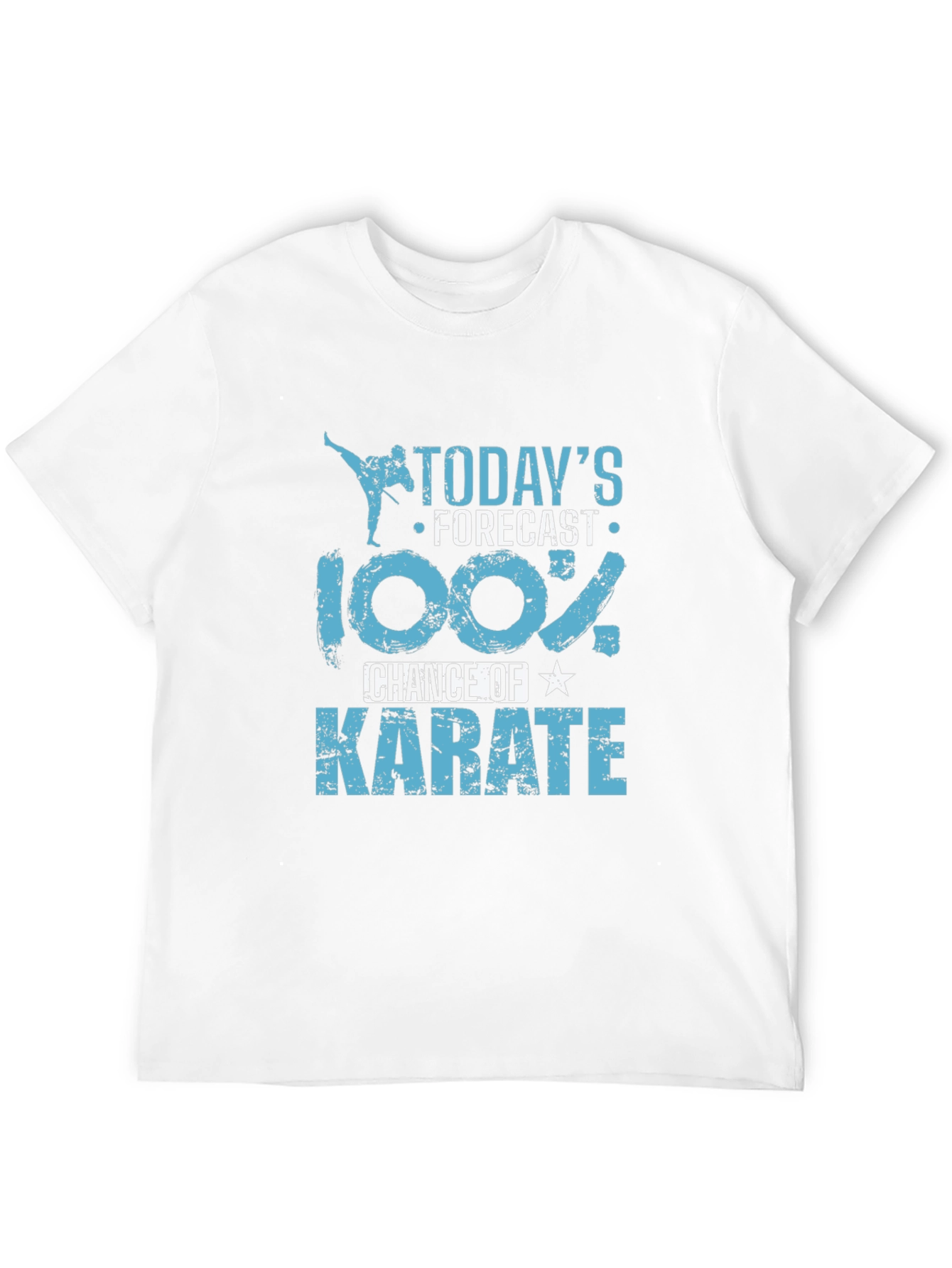 Karate Forecast Black Graphic T-Shirt