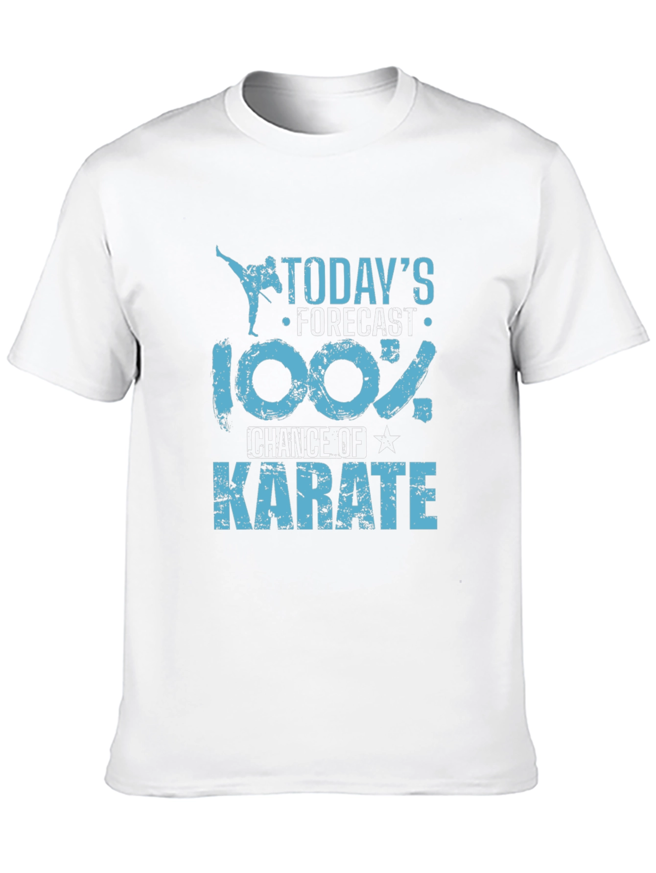 Karate Forecast Black Graphic T-Shirt