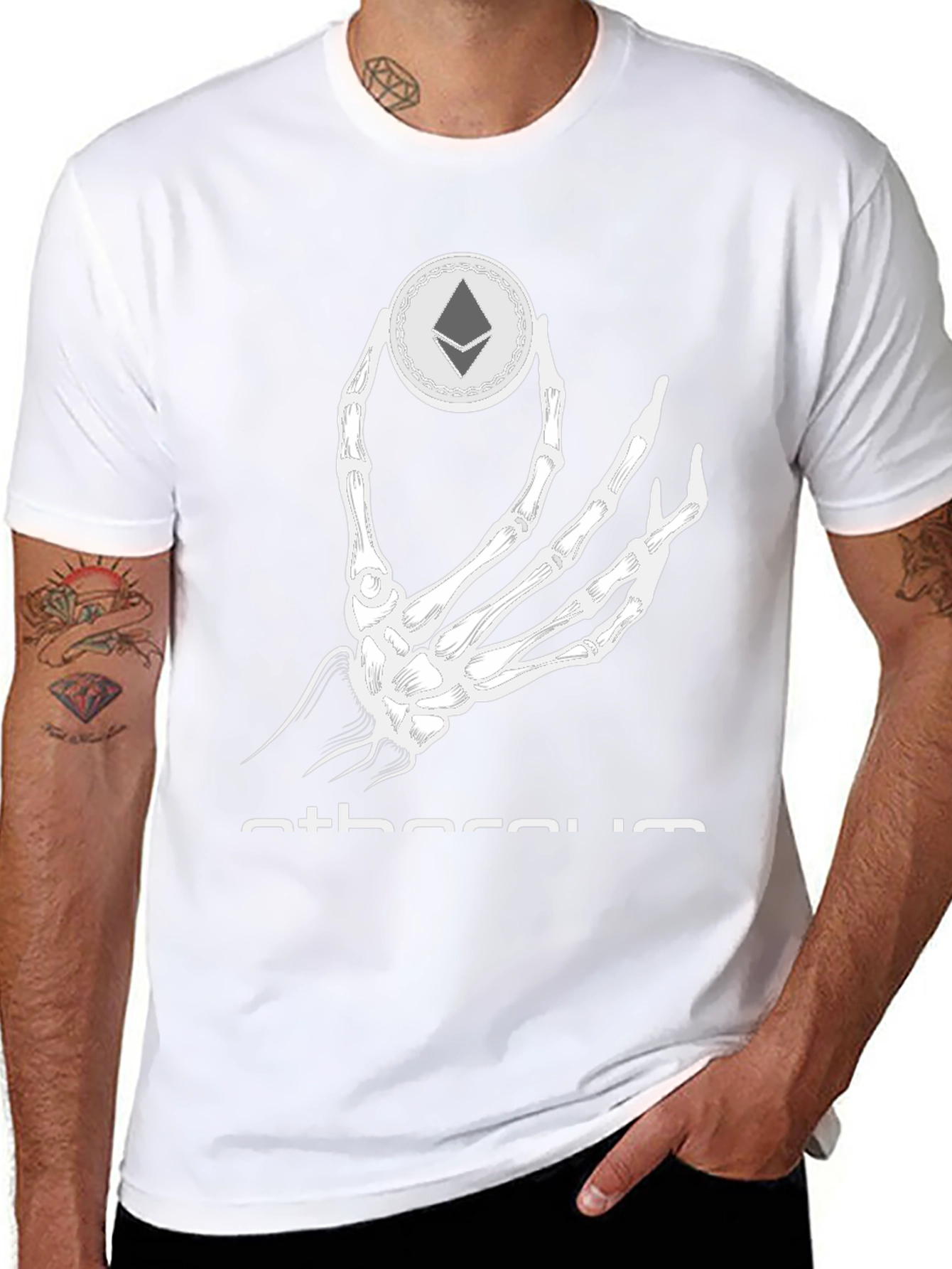 Ethereum Crypto Black Graphic Tee