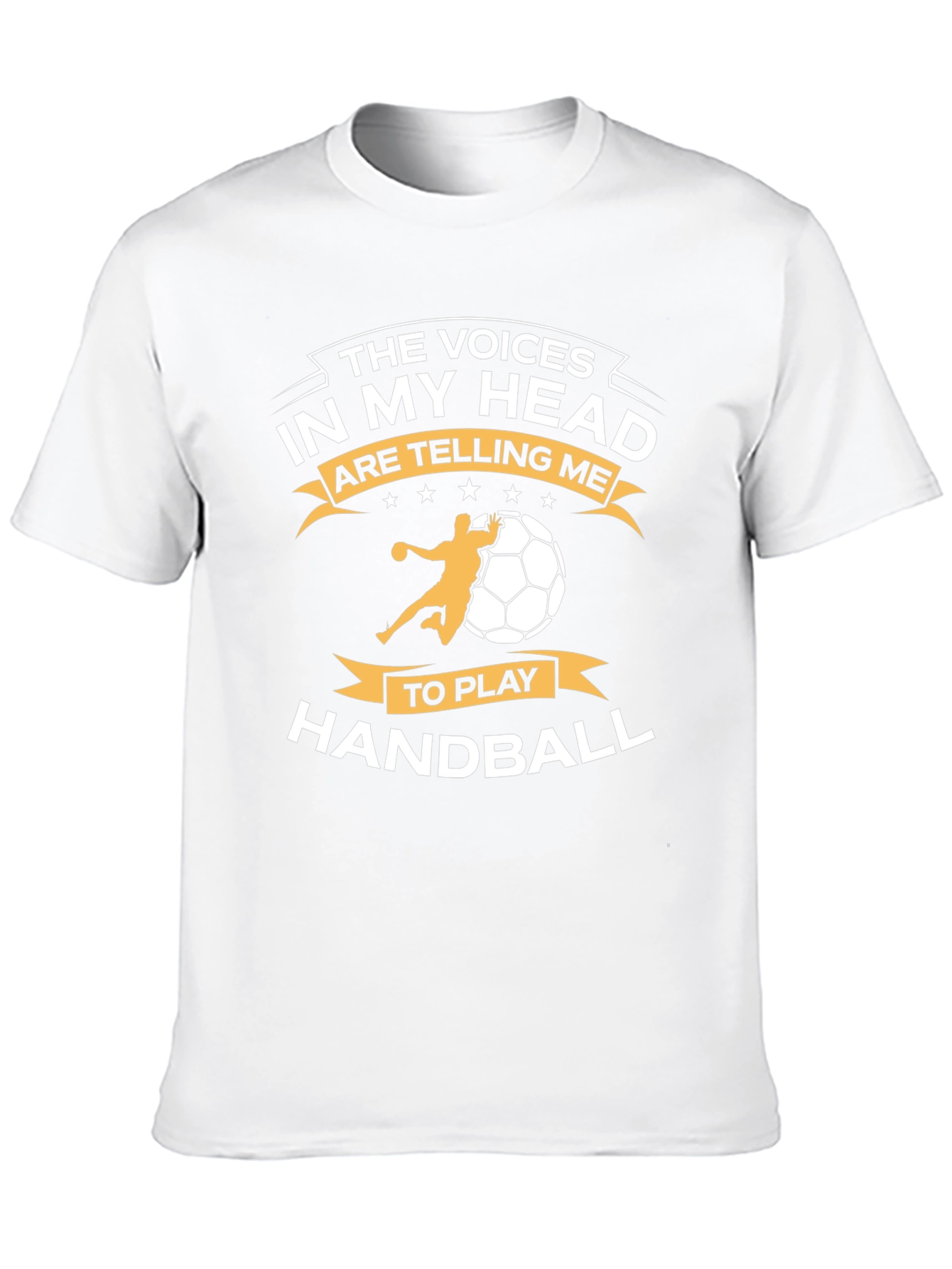 Handball Player T-Shirt Funny Voices in My Head Tee