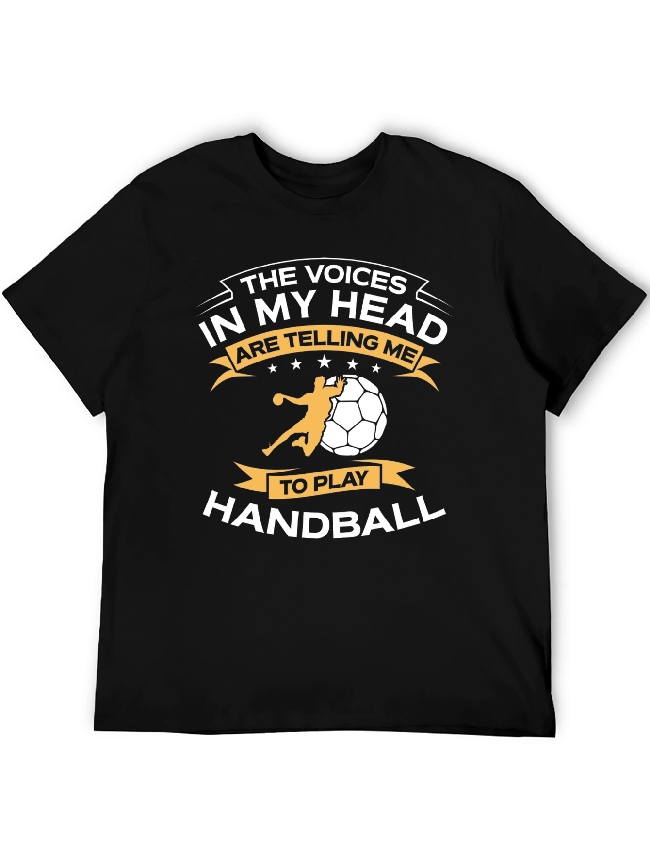 Handball Player T-Shirt Funny Voices in My Head Tee