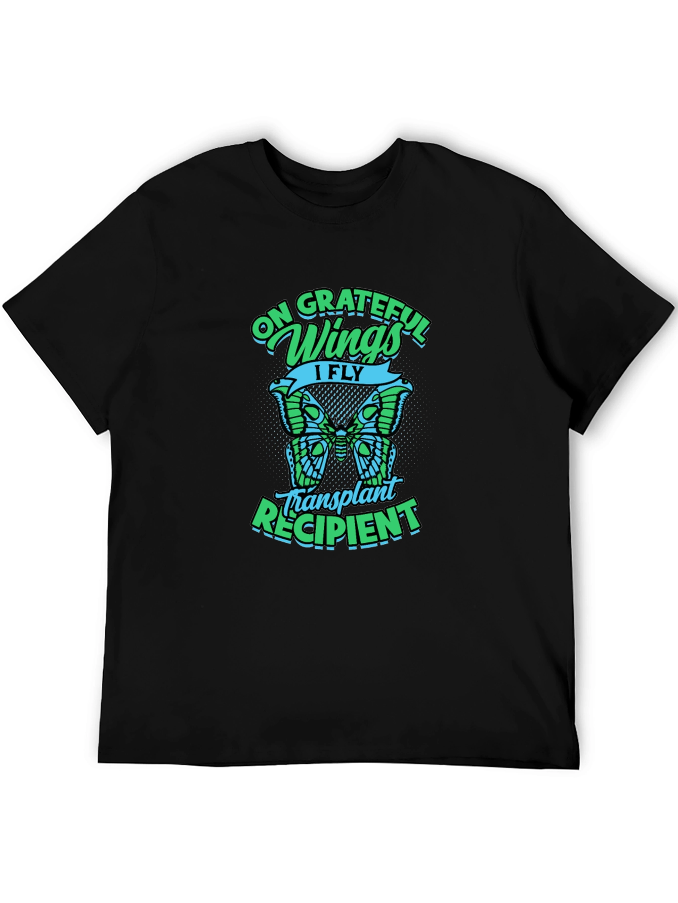 Grateful Wings Transplant Recipient Graphic T-Shirt