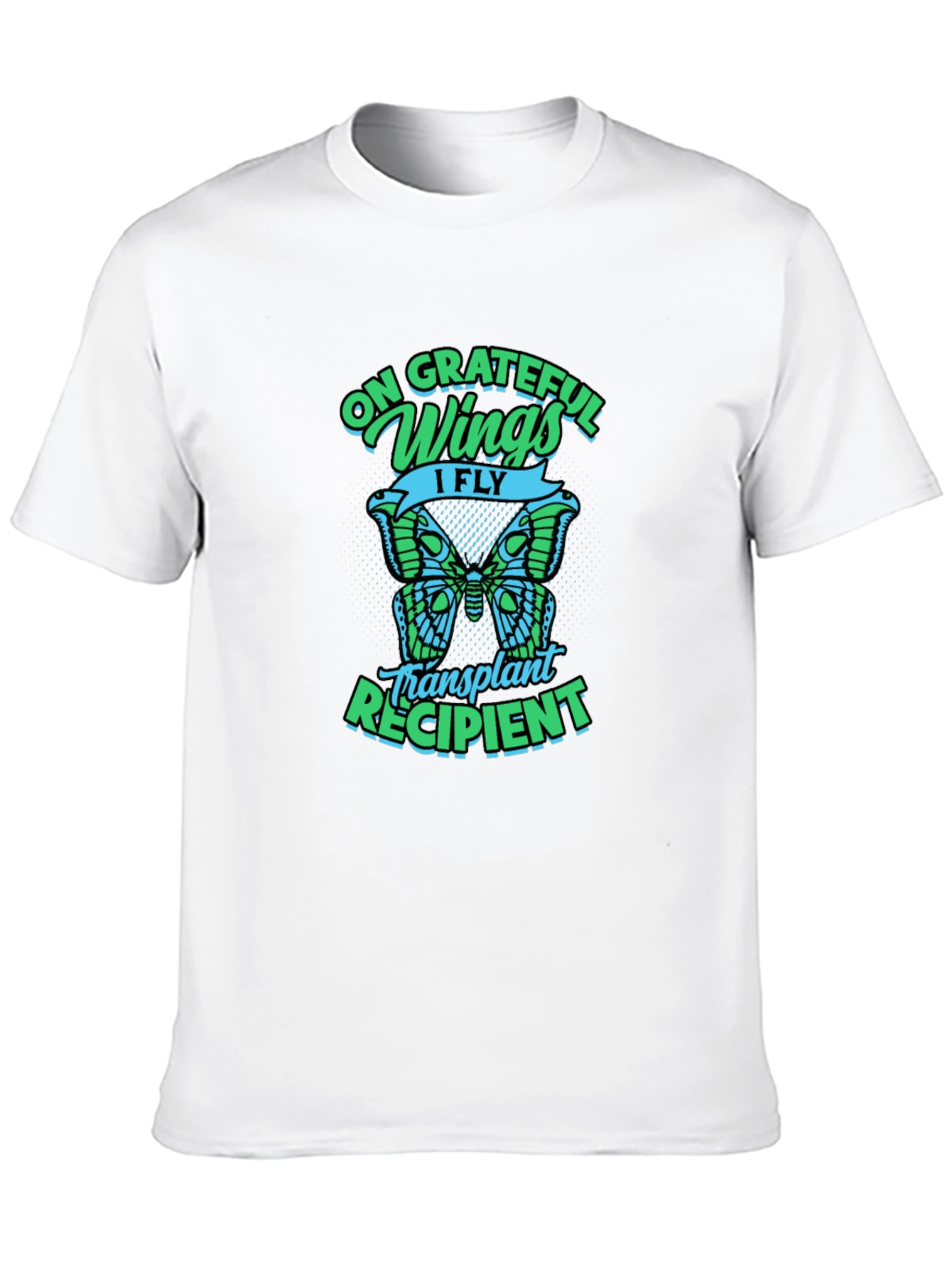 Grateful Wings Transplant Recipient Graphic T-Shirt