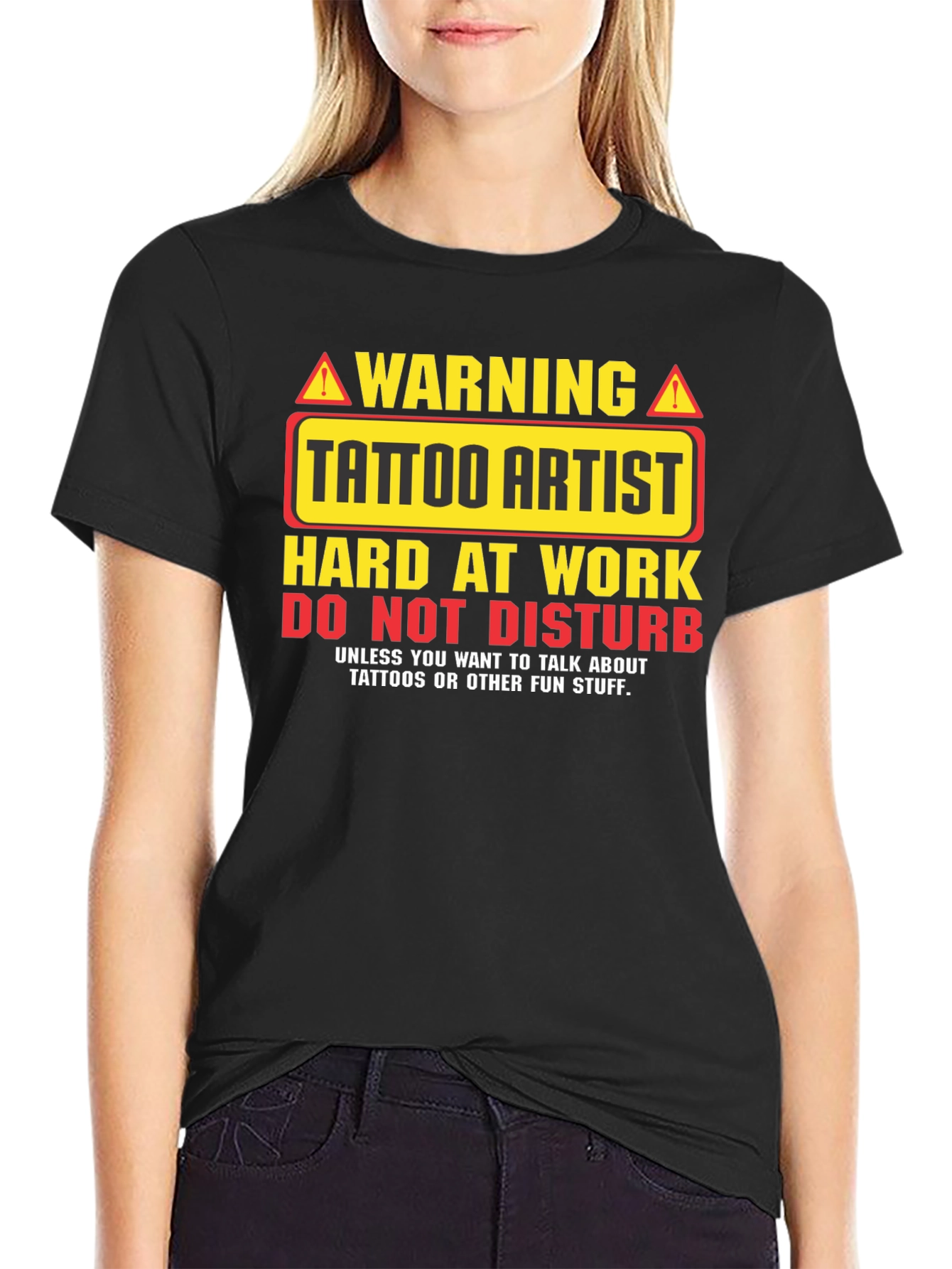 Tattoo Artist Warning Graphic T-Shirt
