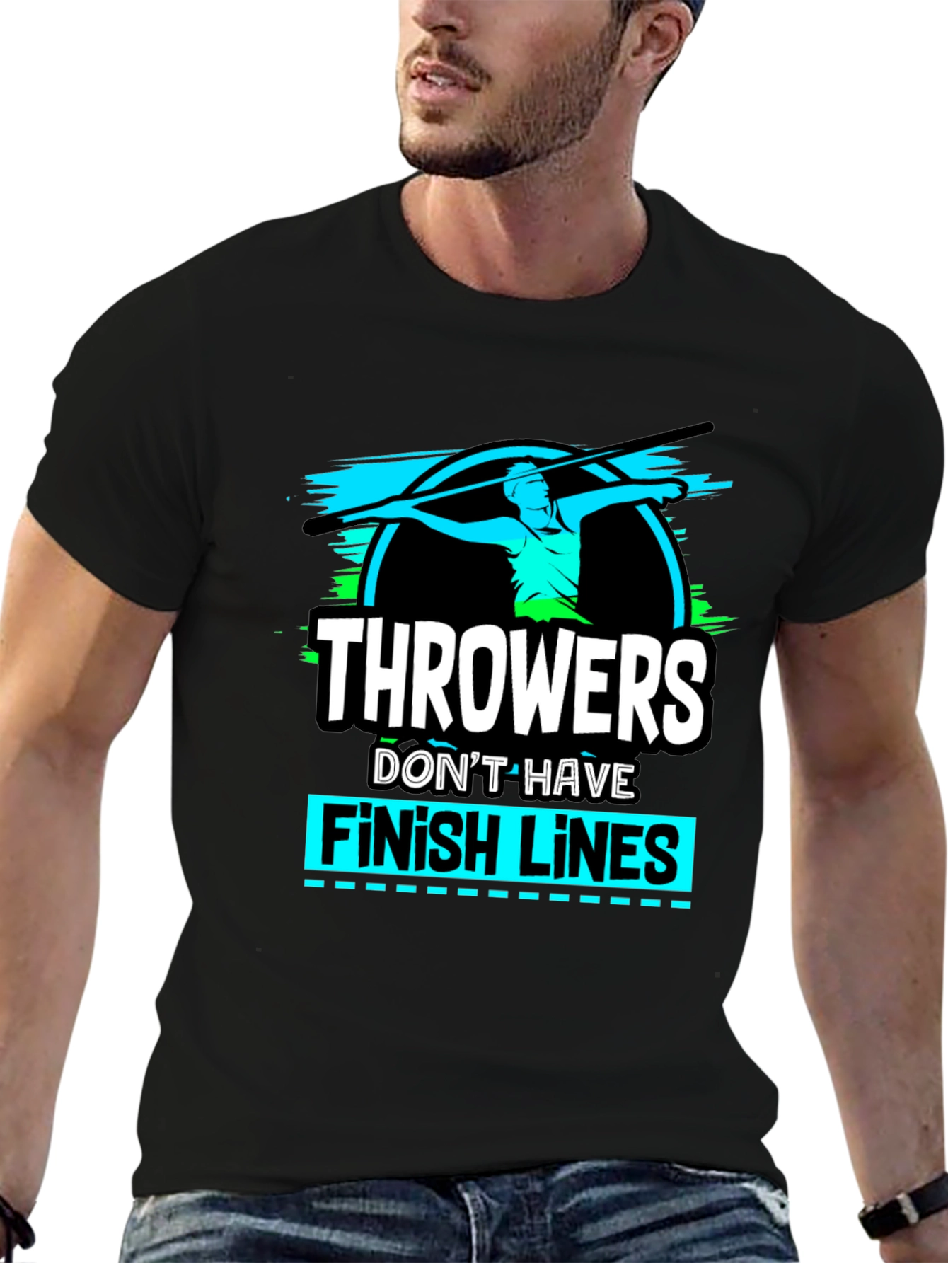 Throwers Dont Have Finish Lines Graphic Tee