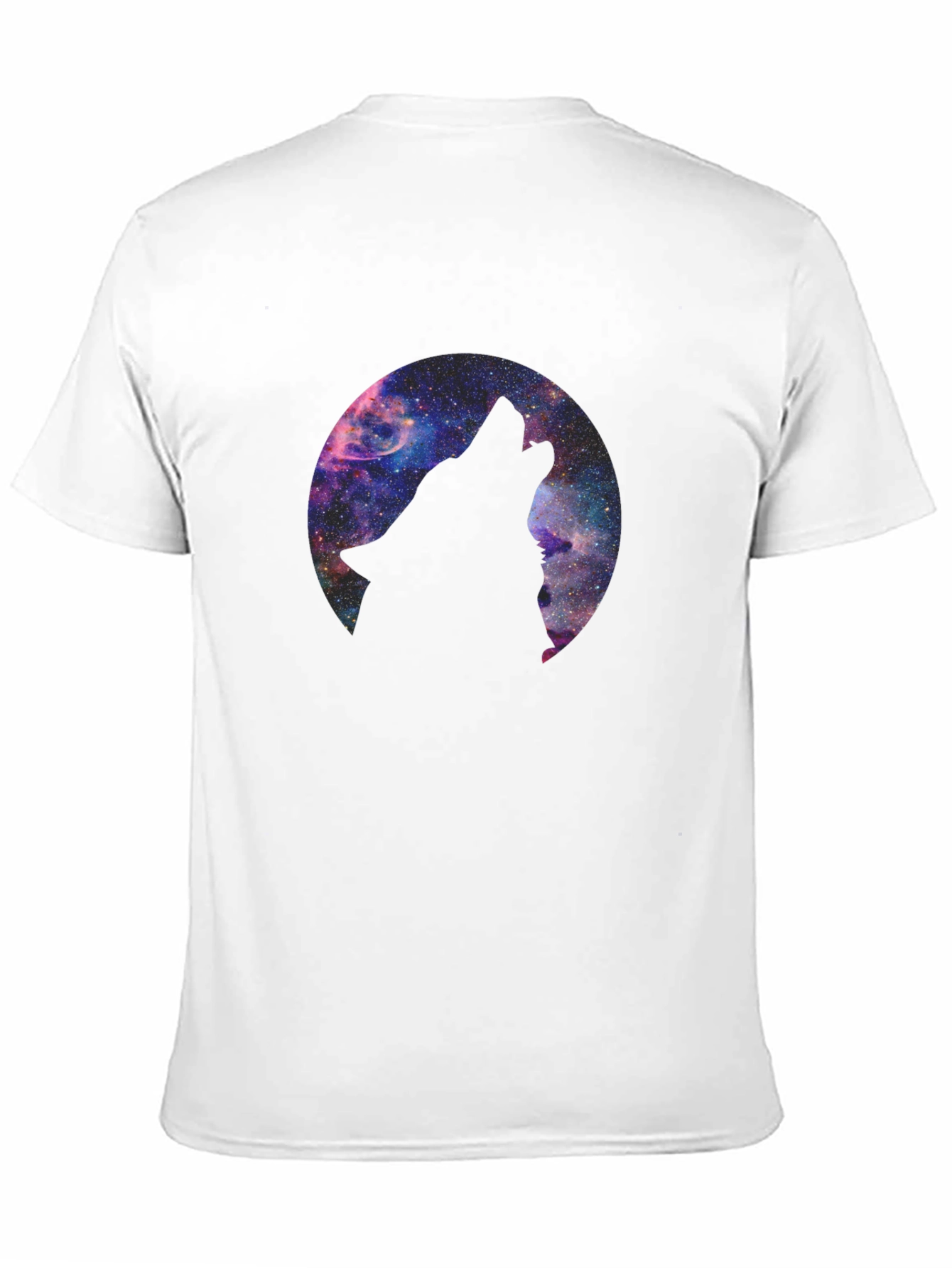 Cosmic Wolf T-Shirt - Black Graphic Tee