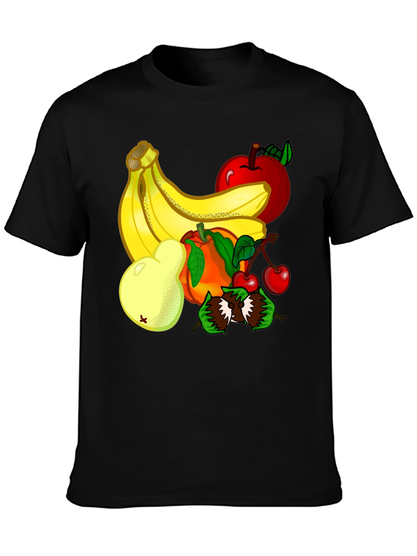 Fruitful Fun Black Tee