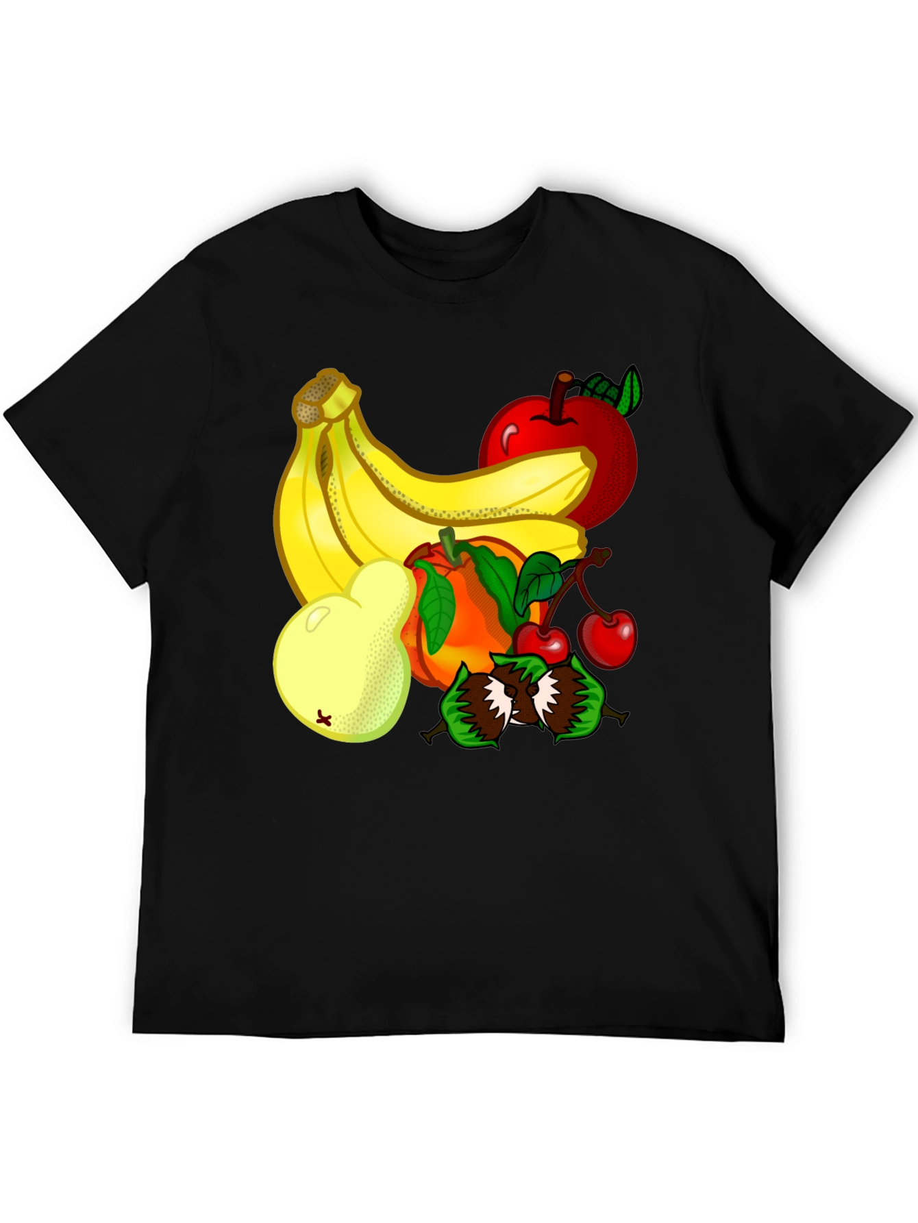 Fruitful Fun Black Tee