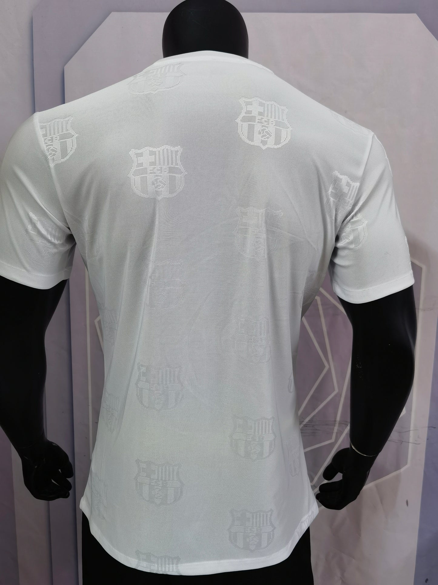 Barcelona White Special Edition Custom Edition Soccer Jersey
