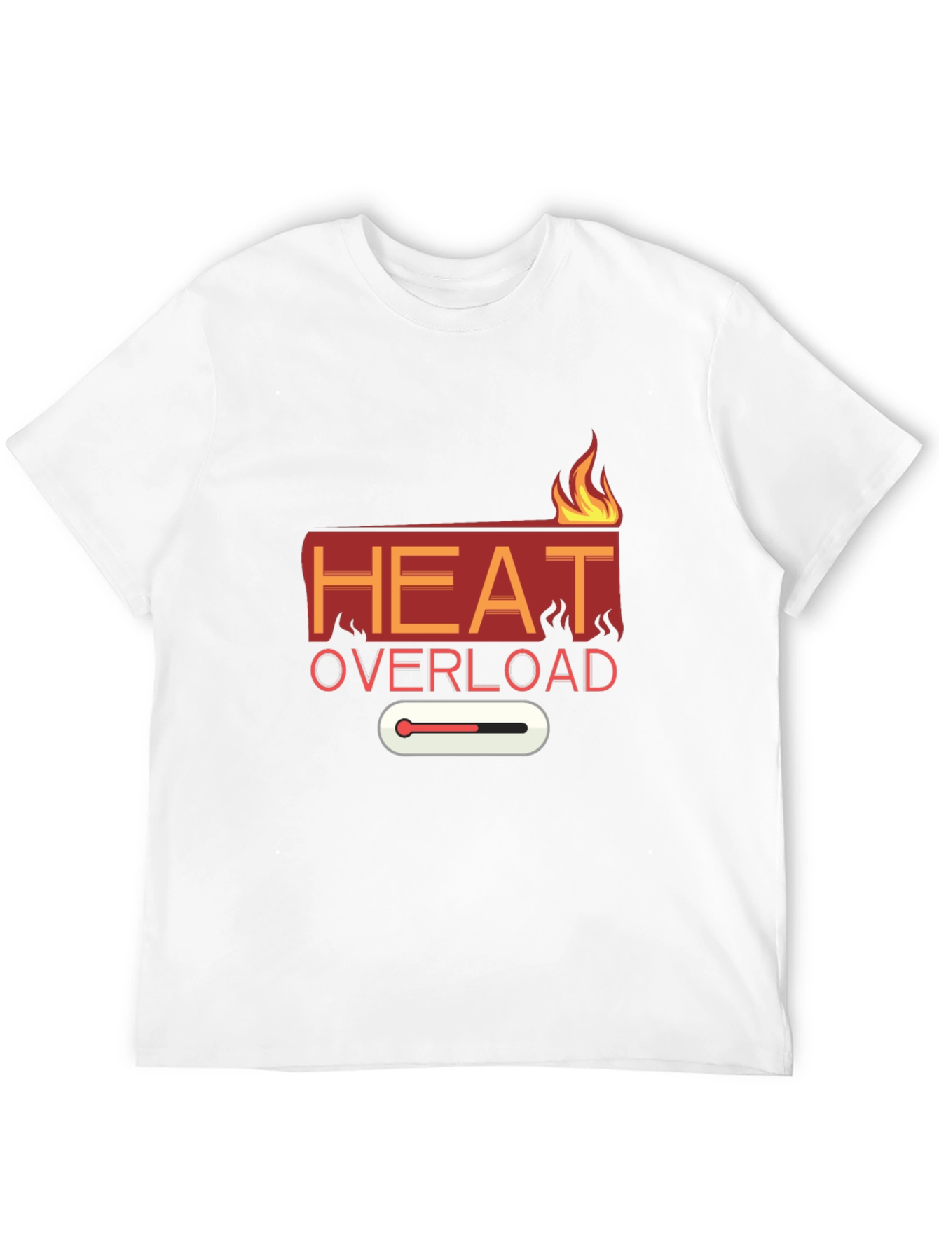 Heat Overload Graphic Tee - Black Casual T-Shirt