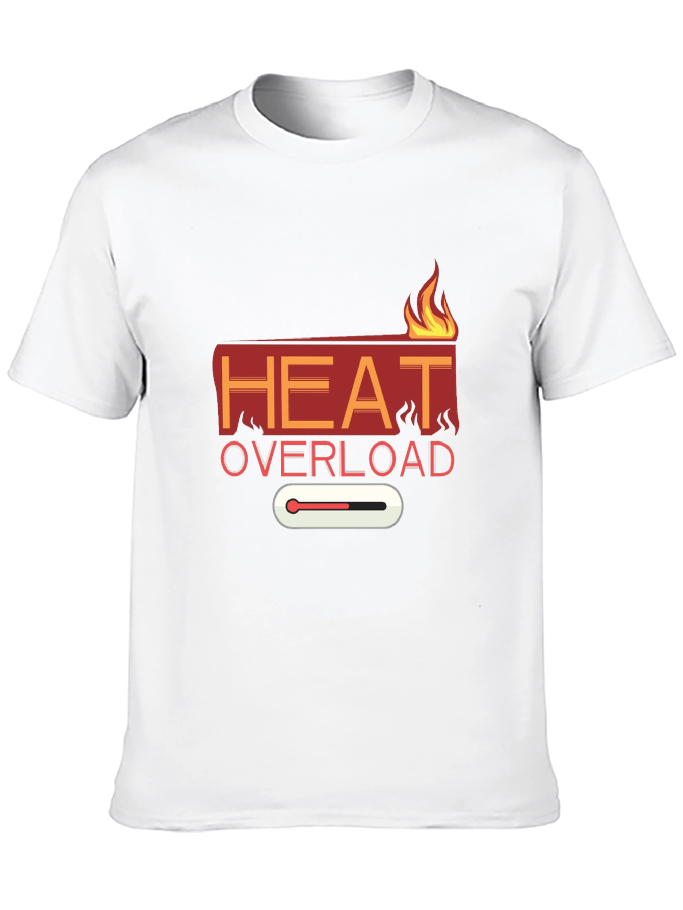 Heat Overload Graphic Tee - Black Casual T-Shirt