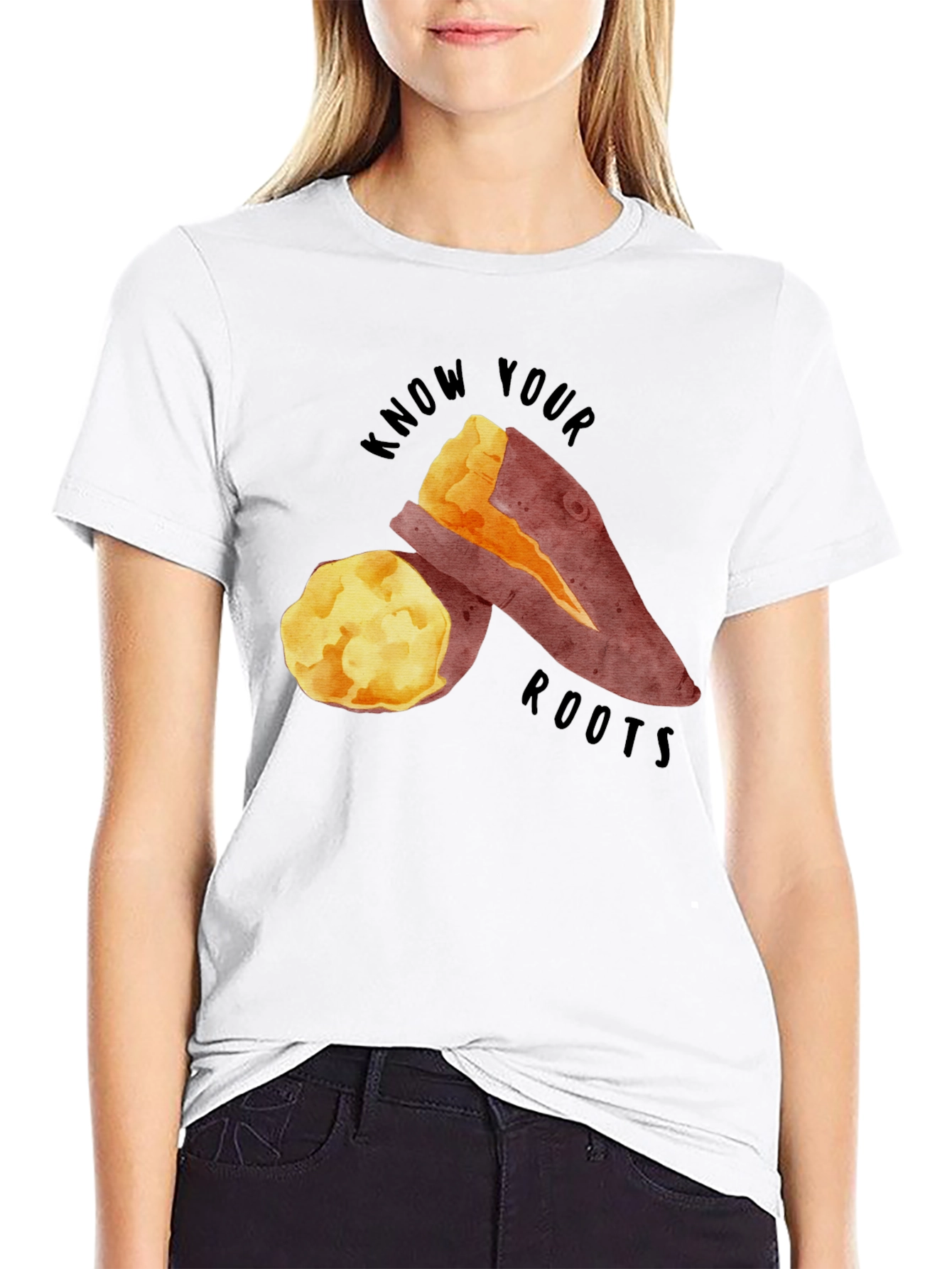 Know Your Roots Sweet Potato T-Shirt