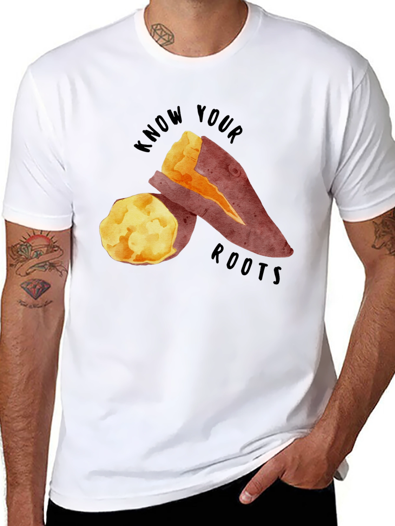 Know Your Roots Sweet Potato T-Shirt