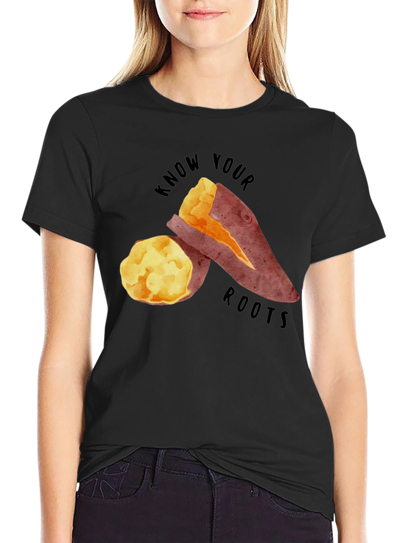 Know Your Roots Sweet Potato T-Shirt