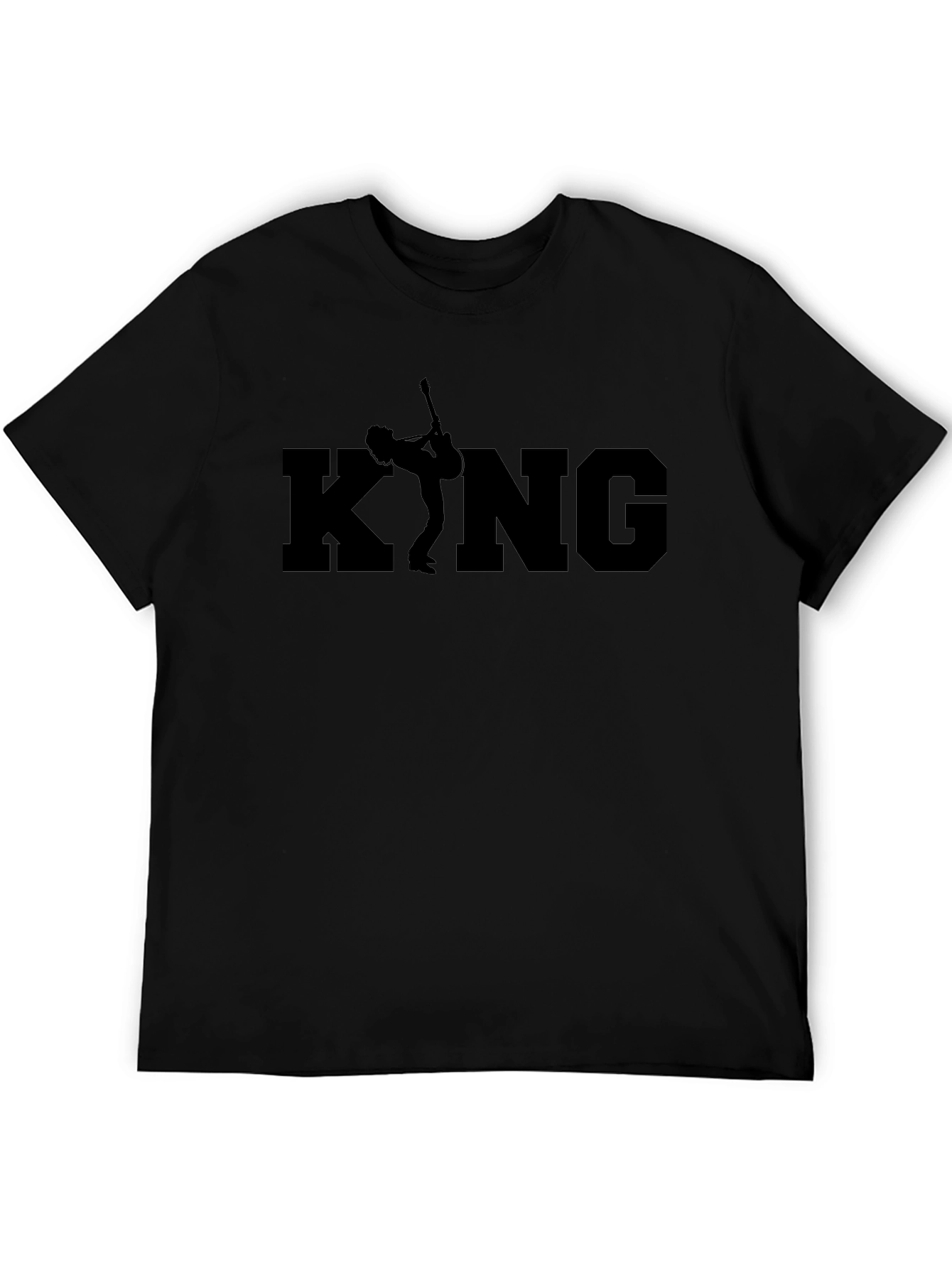 King Guitarist Black Graphic Tee