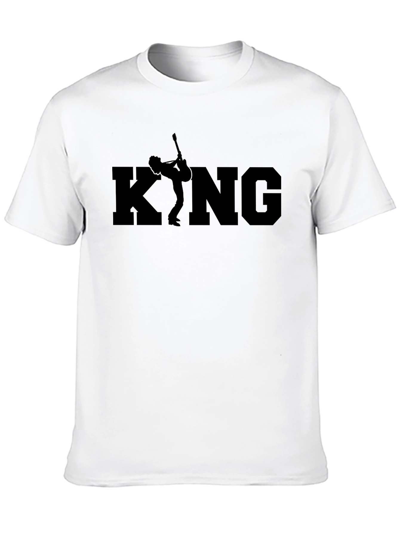 King Guitarist Black Graphic Tee