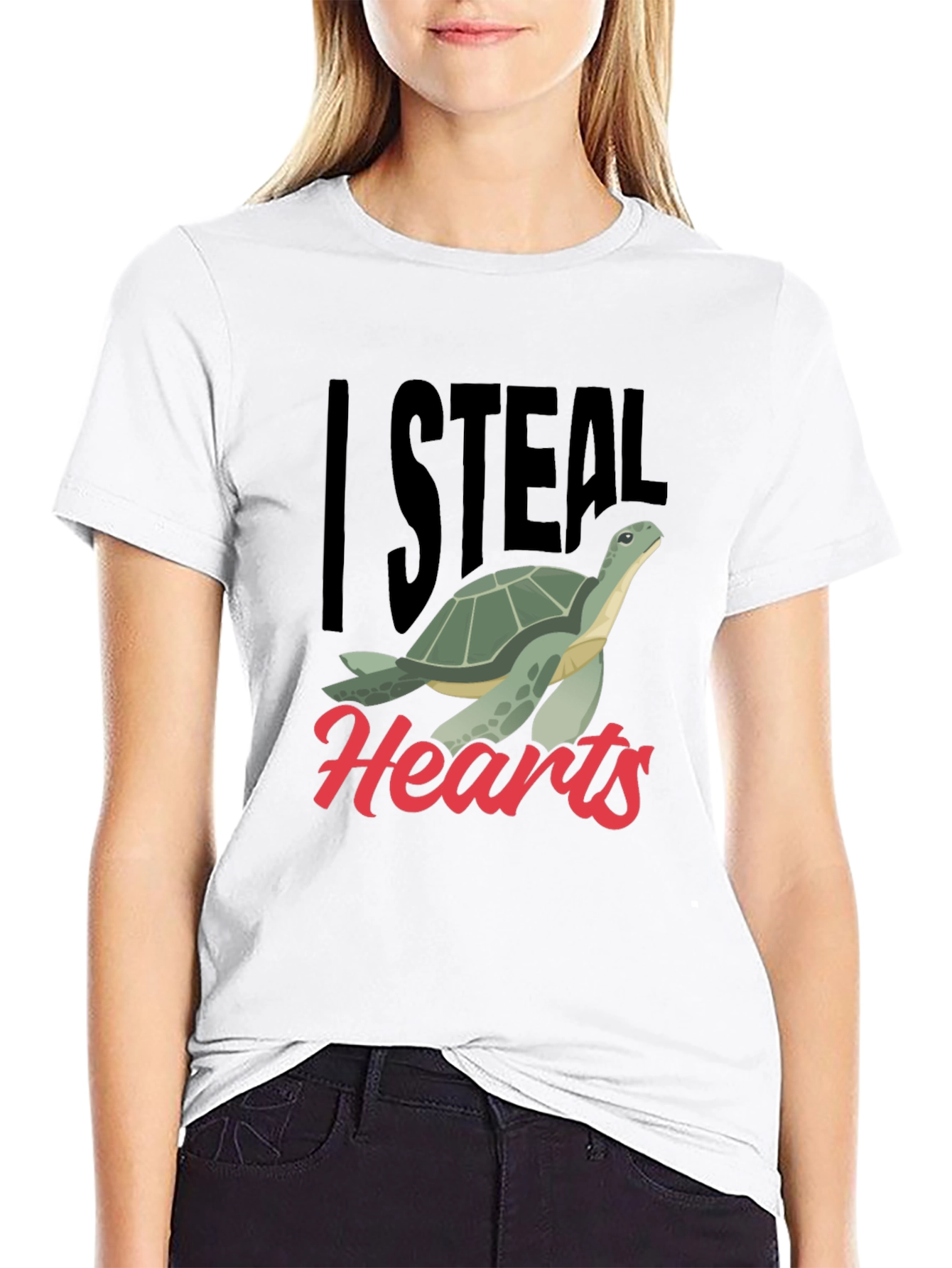 I Steal Hearts Turtle T-Shirt