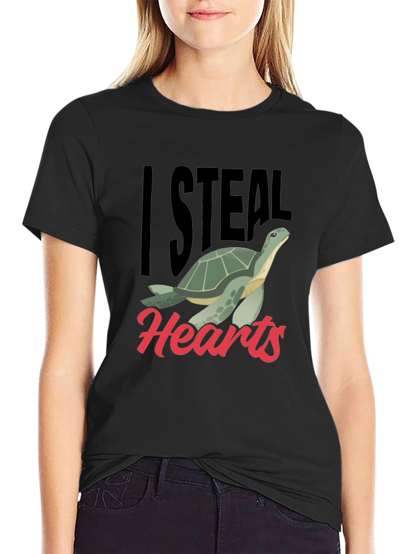 I Steal Hearts Turtle T-Shirt