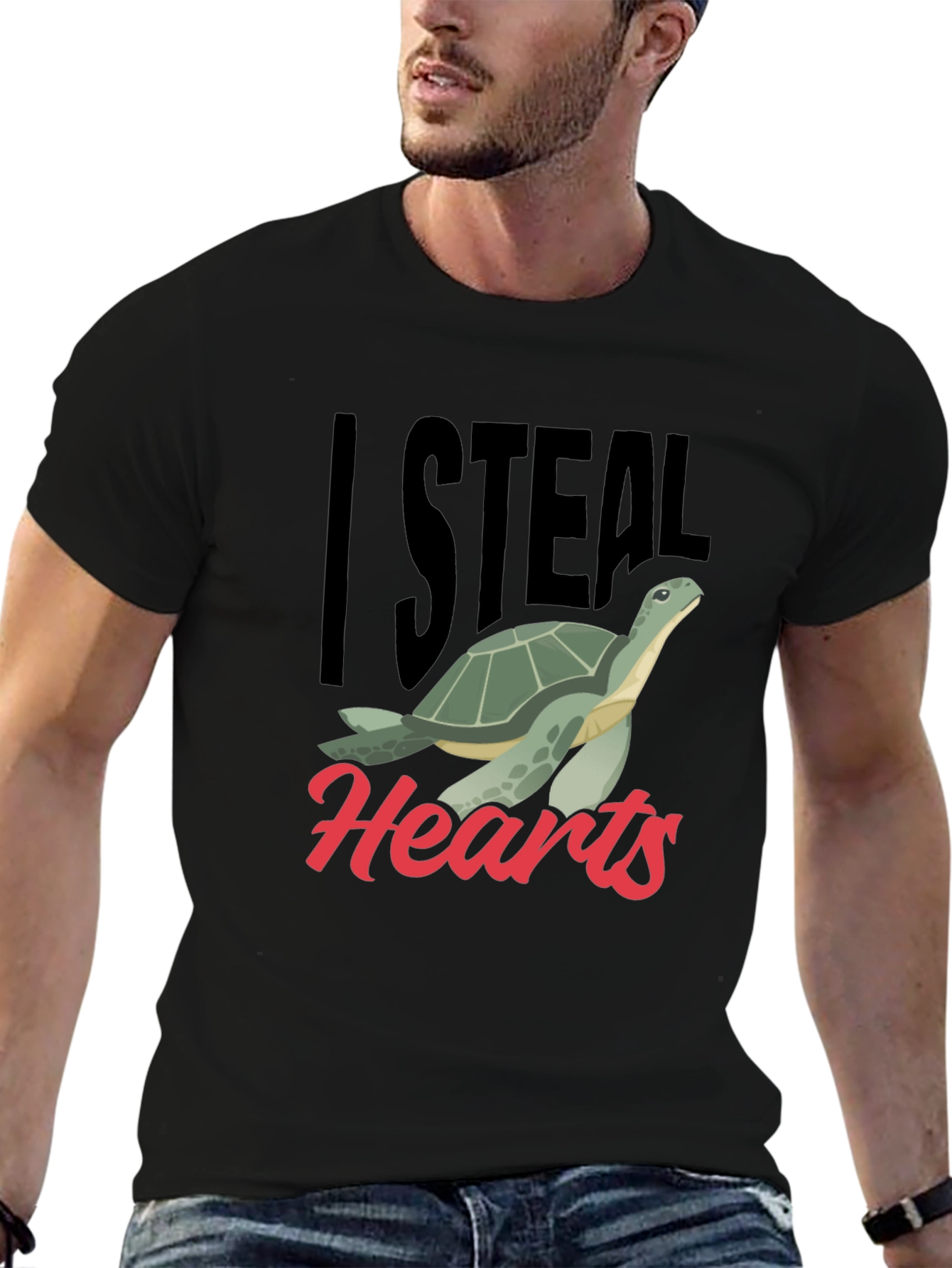 I Steal Hearts Turtle T-Shirt
