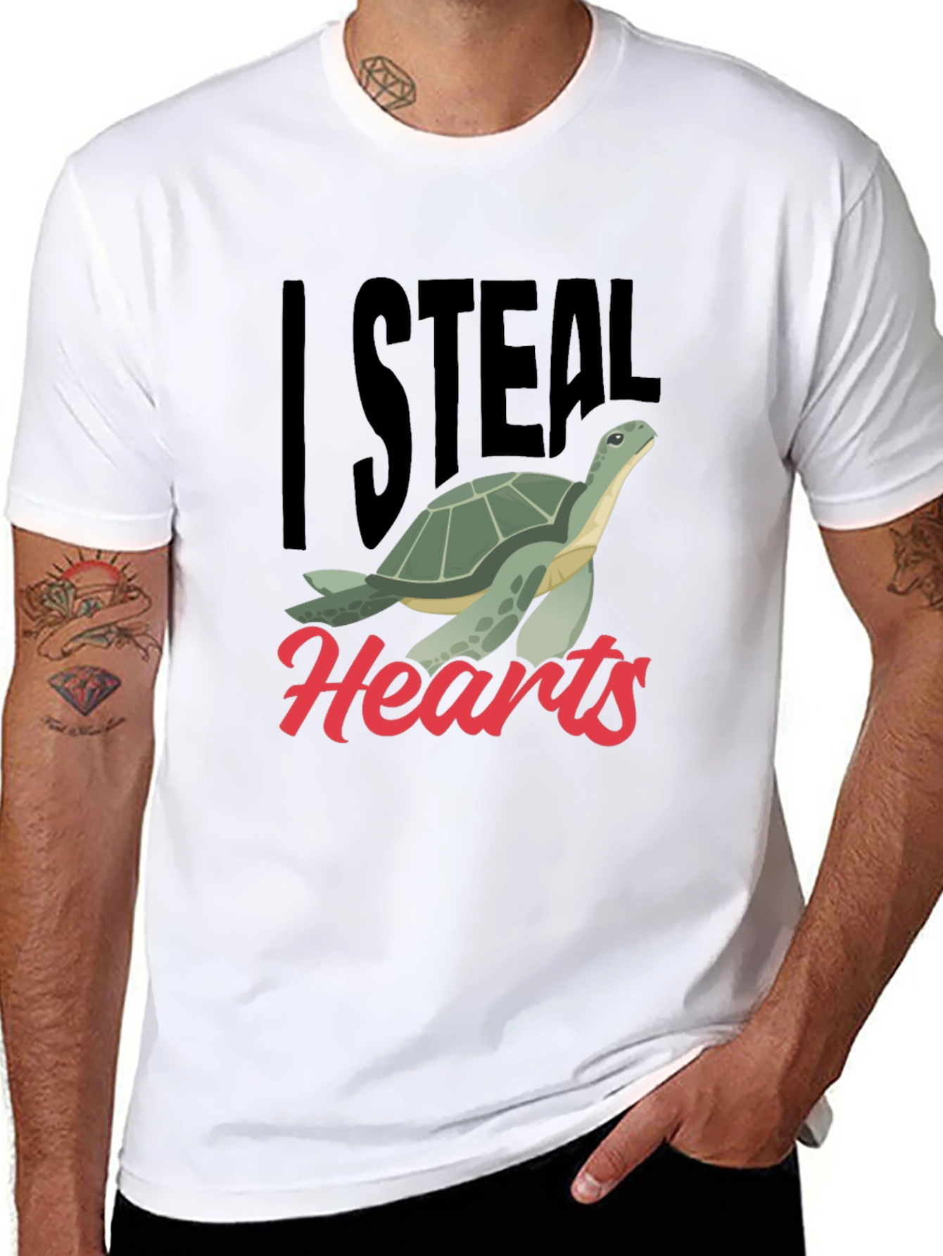 I Steal Hearts Turtle T-Shirt