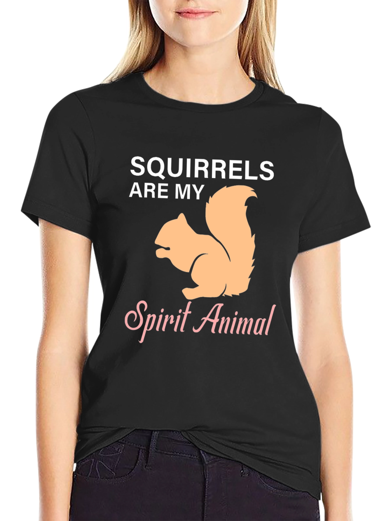 Squirrels Are My Spirit Animal Graphic T-Shirt