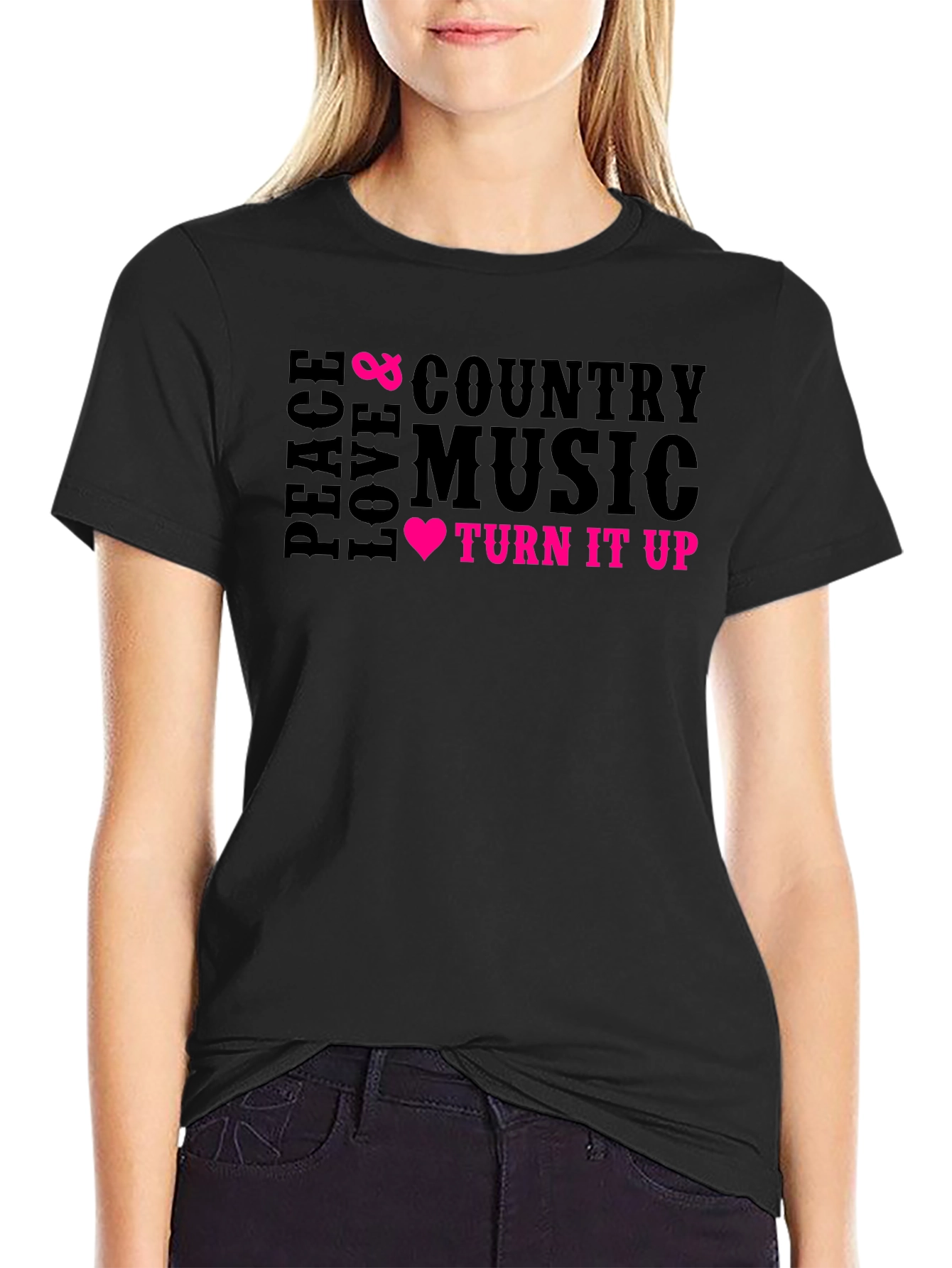 Peace Love Country Music T-Shirt