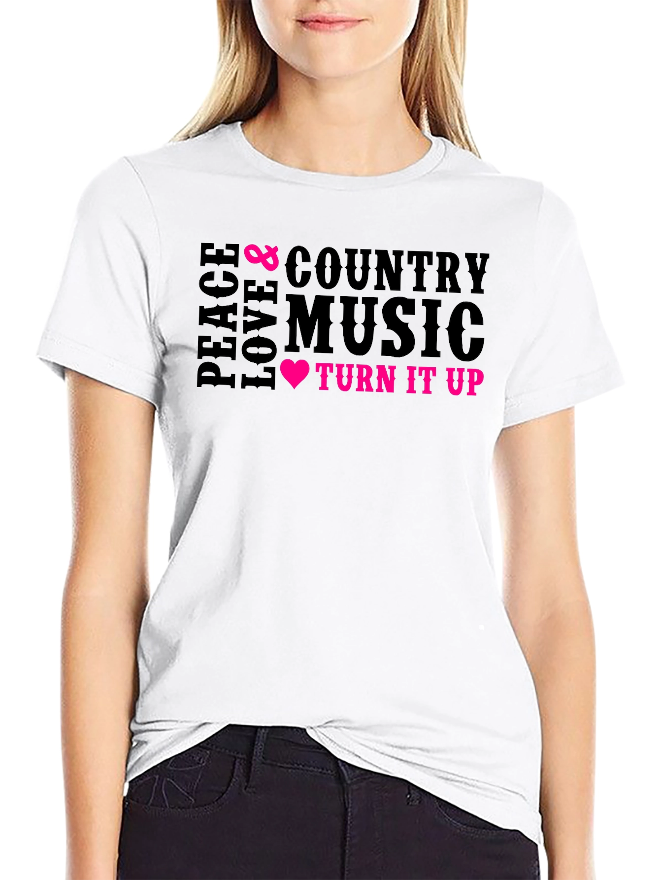 Peace Love Country Music T-Shirt