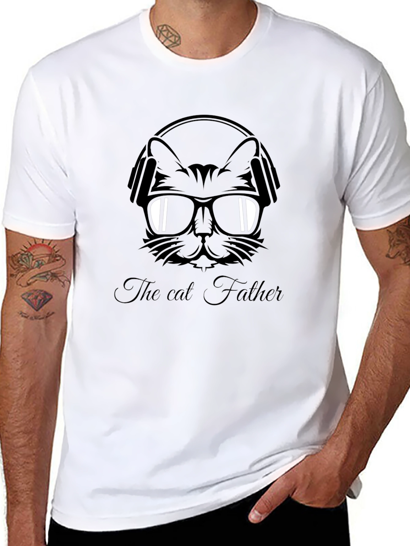The Cat Father Graphic Tee