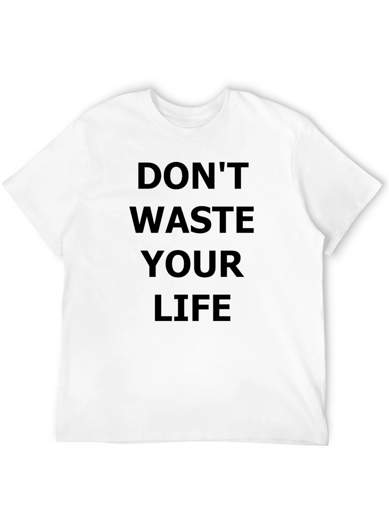 Dont Waste Your Life Graphic Tee - Black