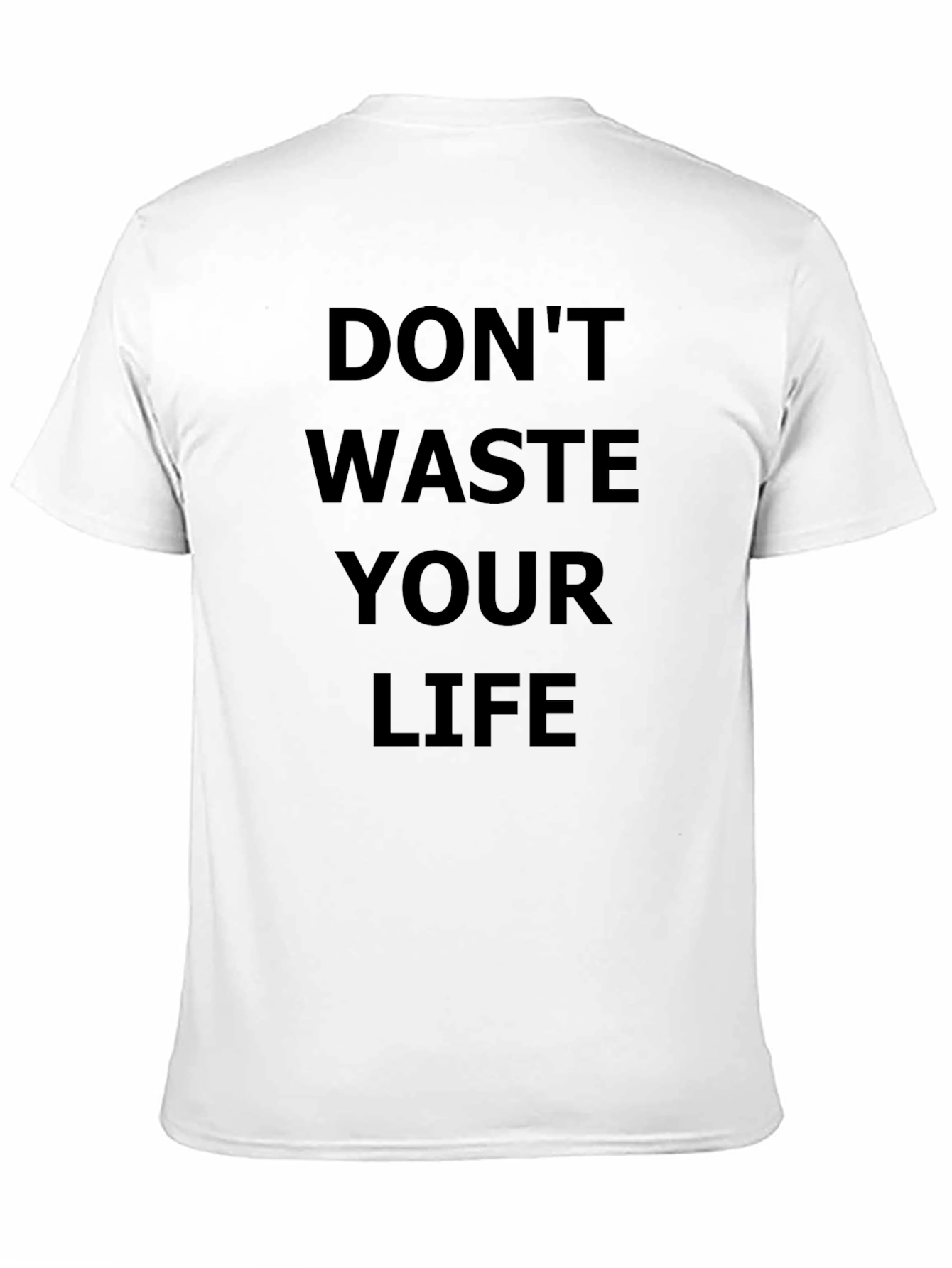 Dont Waste Your Life Graphic Tee - Black