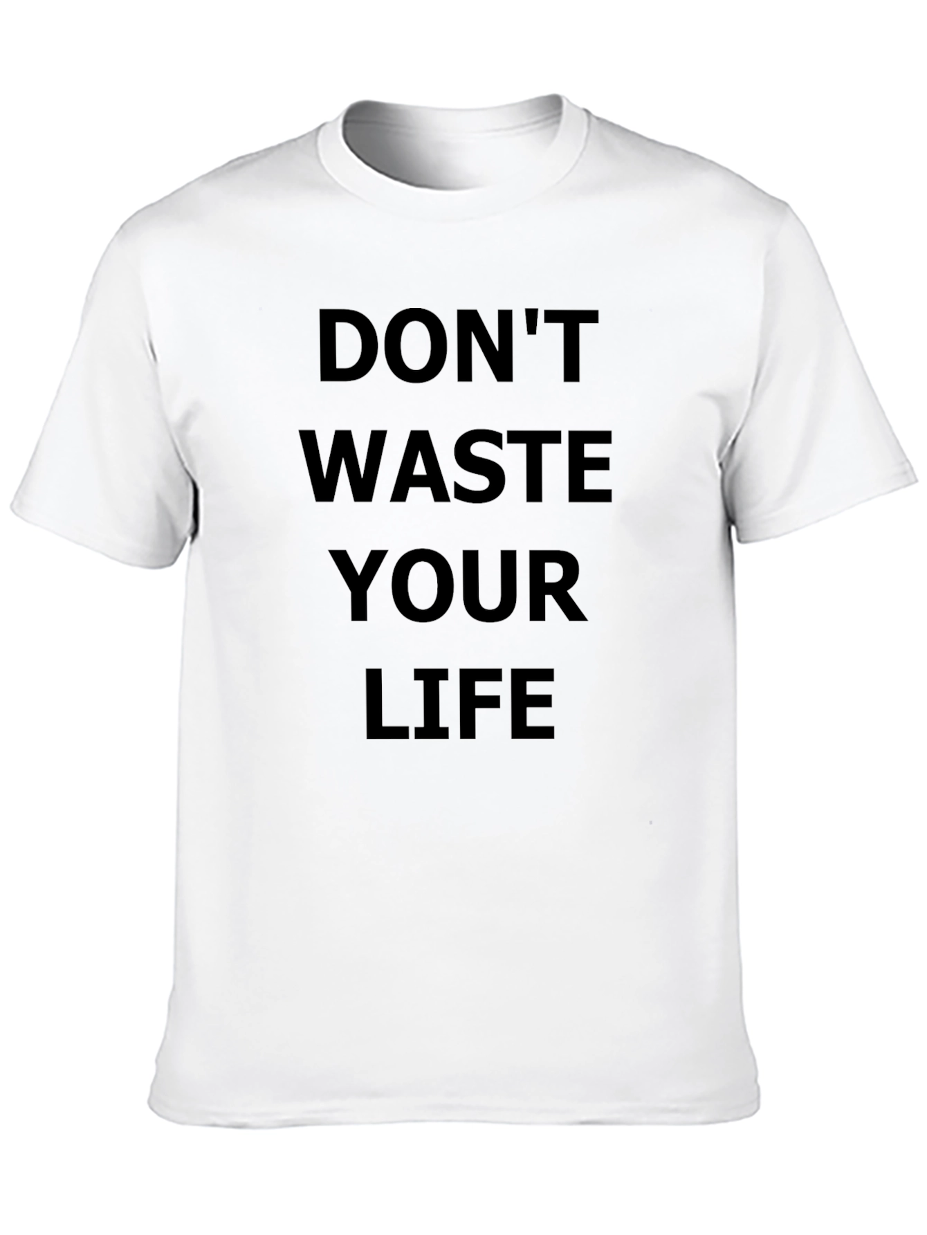 Dont Waste Your Life Graphic Tee - Black